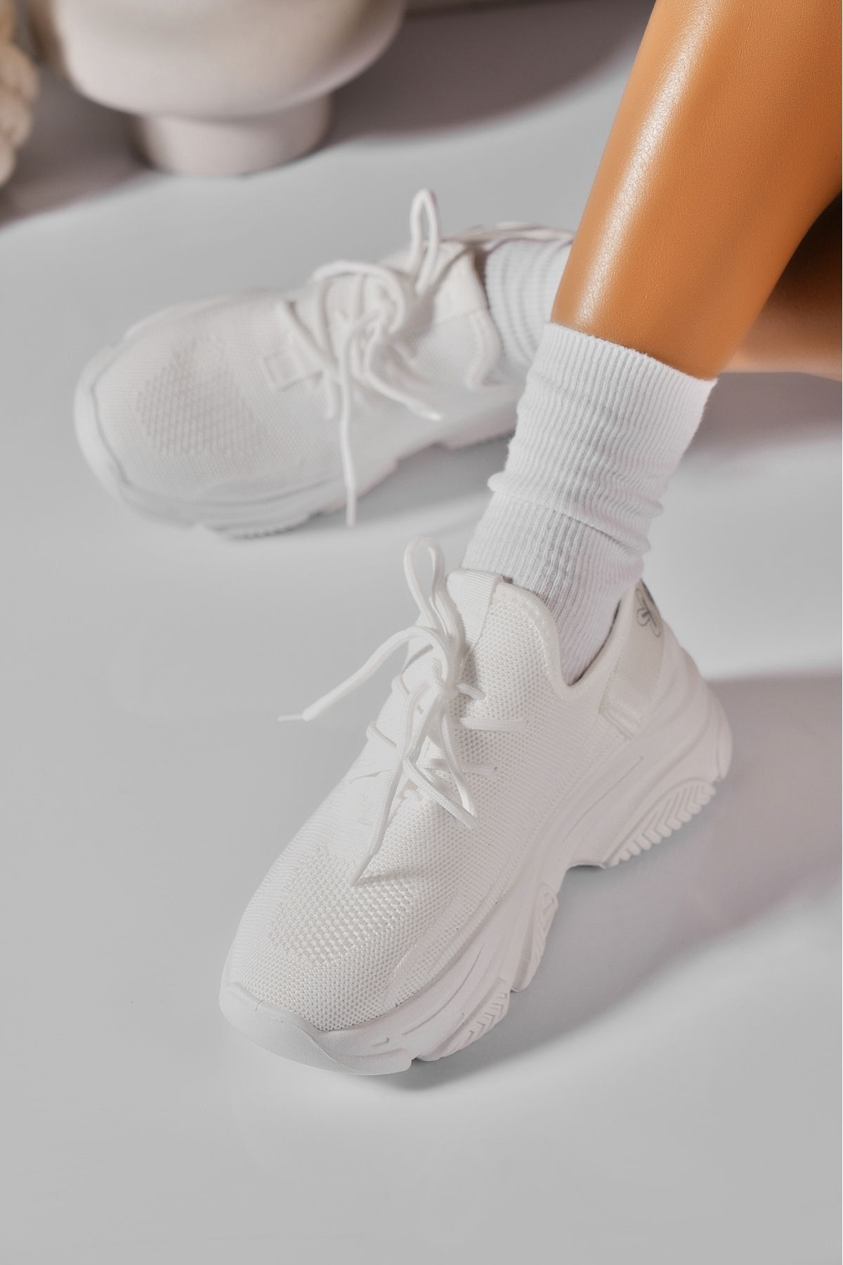 Joana-Adida i de dam Textil Alb Vonnie 2