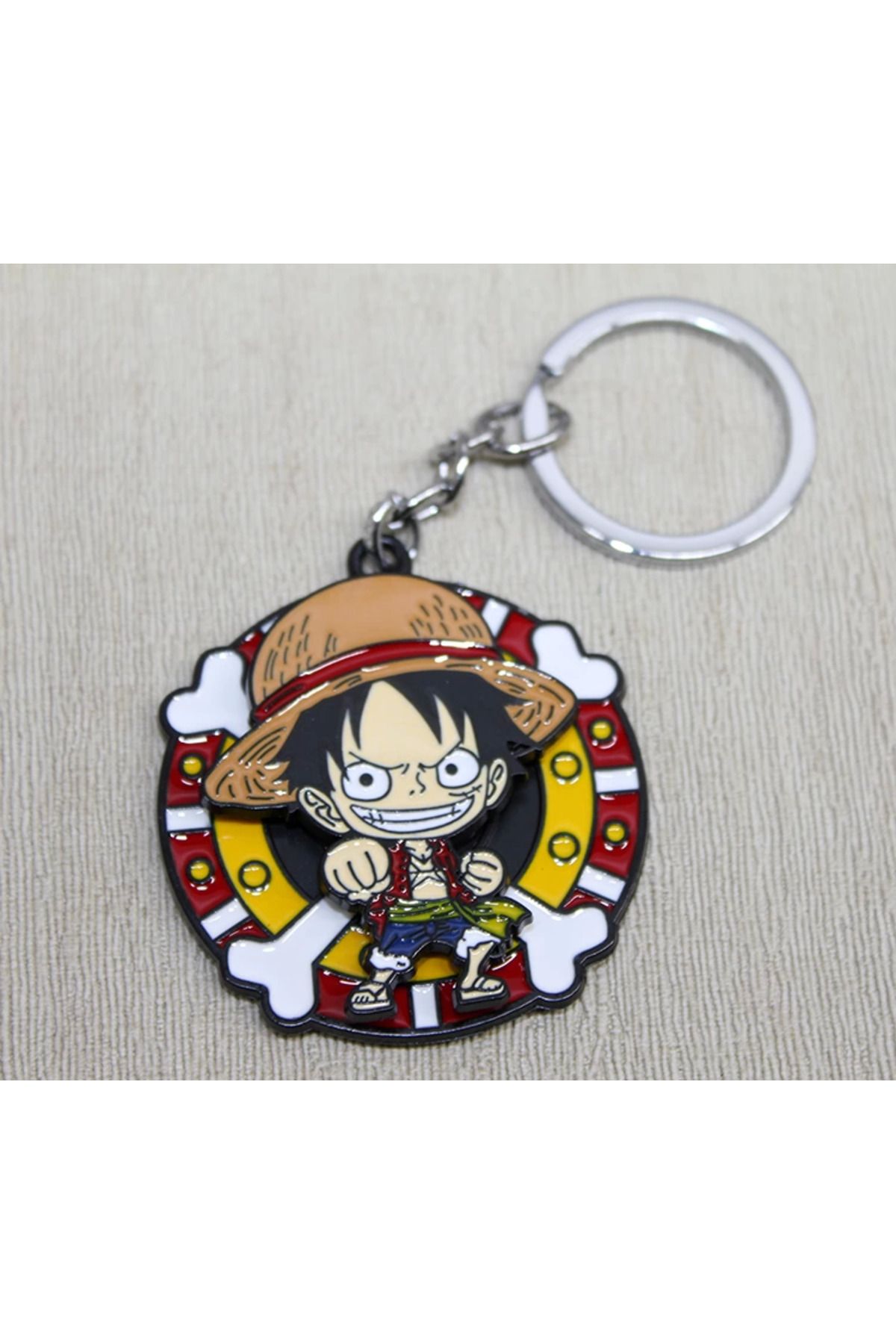 Evinso Metal Dönen Luffy Anahtarlık Alk3088