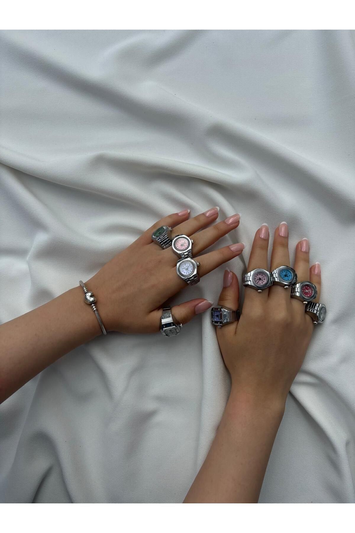 Coincidenza-Ring Clock - Ring, Finger Clock, Ring Clock Model 4