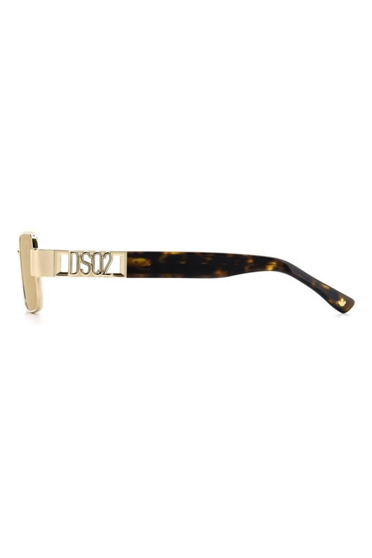 DSquared2-D2 0156/S-J5G-Gold Unisex Sunglasses 4