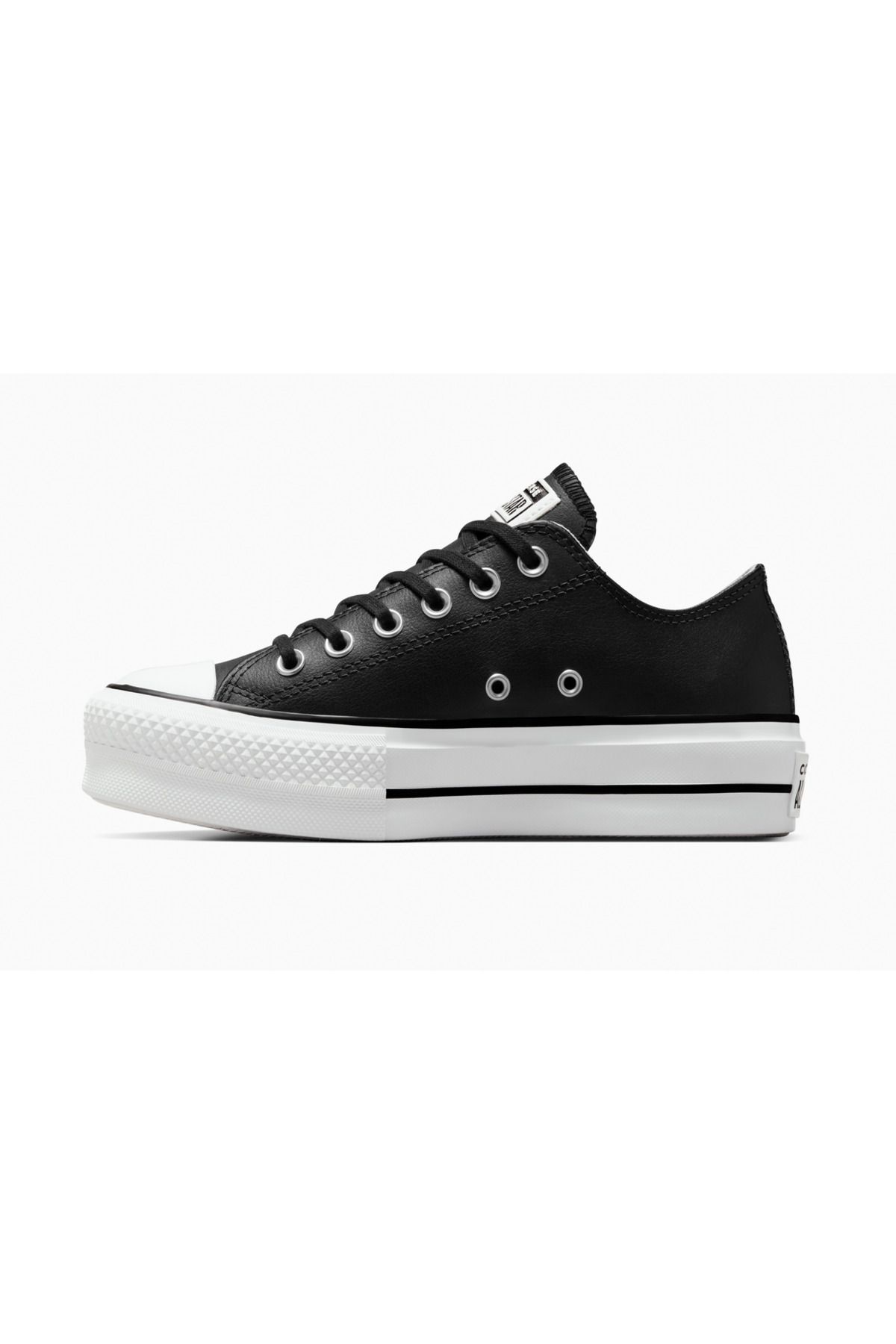 converse-Pantofi de damă CONVERSE Chuck Taylor All Star Lift din piele, negri 2