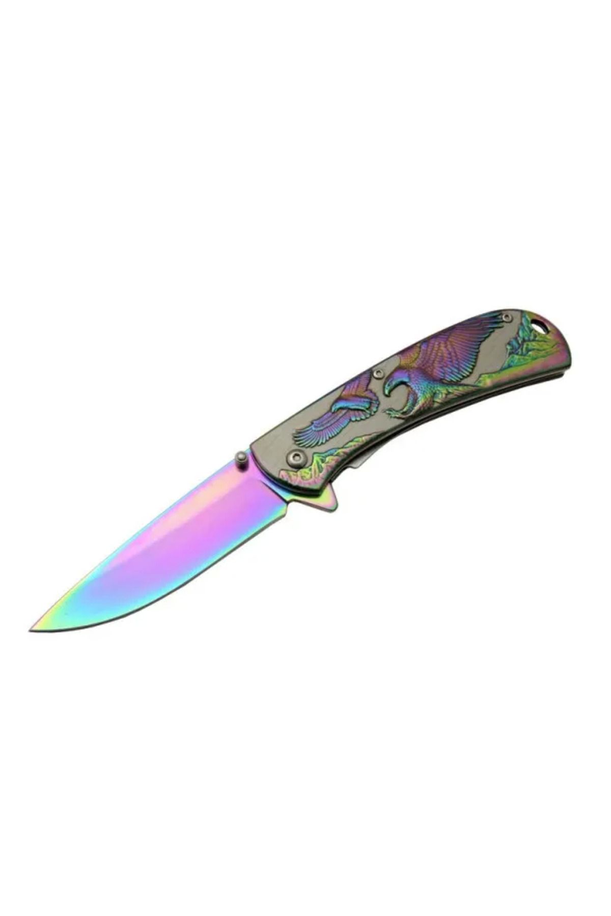 Evinso Kartal Çift Gökkuşağı 20 Cm Kamp / Outdoor 21Cm - Yarı Otomatik, Kemerlikli, Kutulu