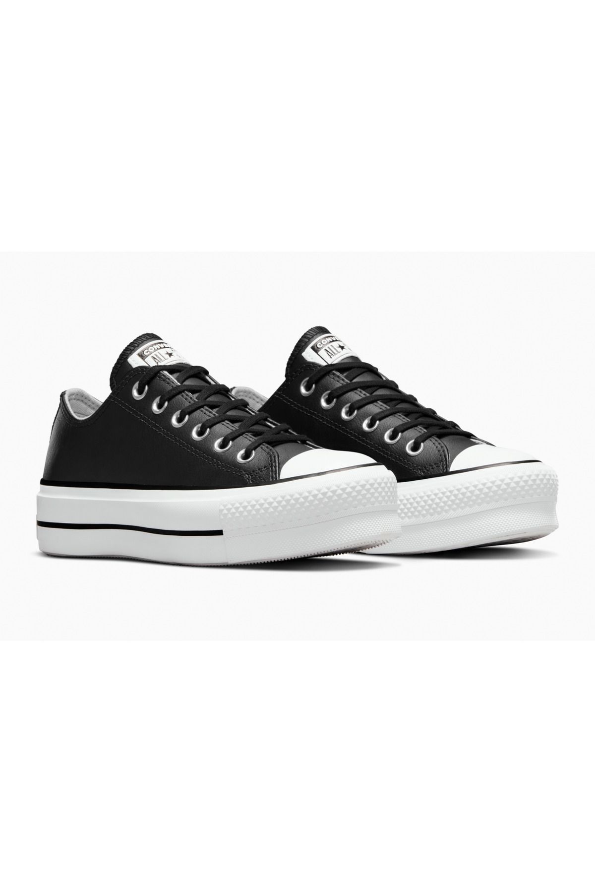 converse-Pantofi de damă CONVERSE Chuck Taylor All Star Lift din piele, negri 3