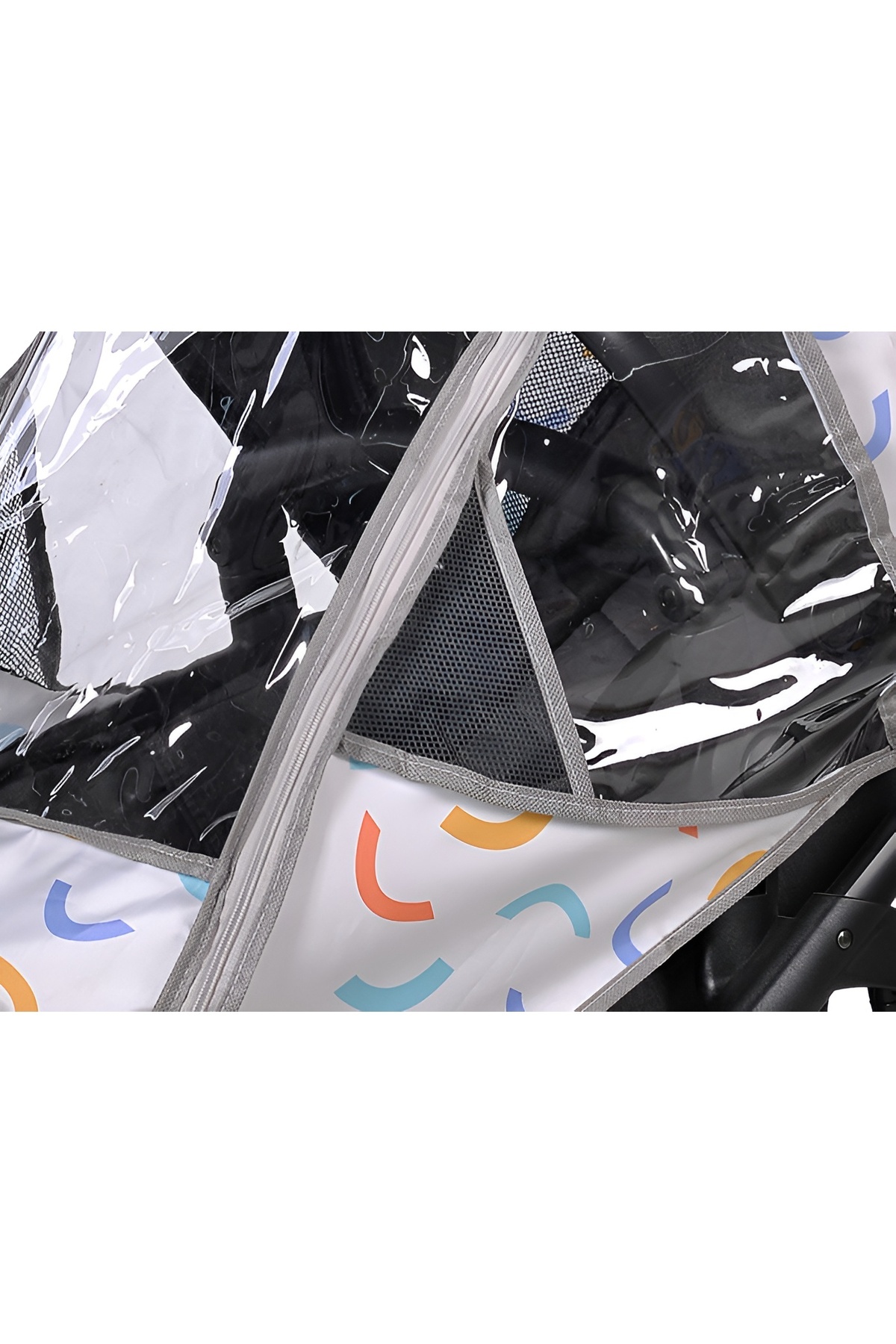 SafeMom Oxford Travel Bebek Arabası Puset Yağmurluğu,su Geçirmez,leke Tutmaz,silinebilir Universal fotoğrafı 3 (önizleme)