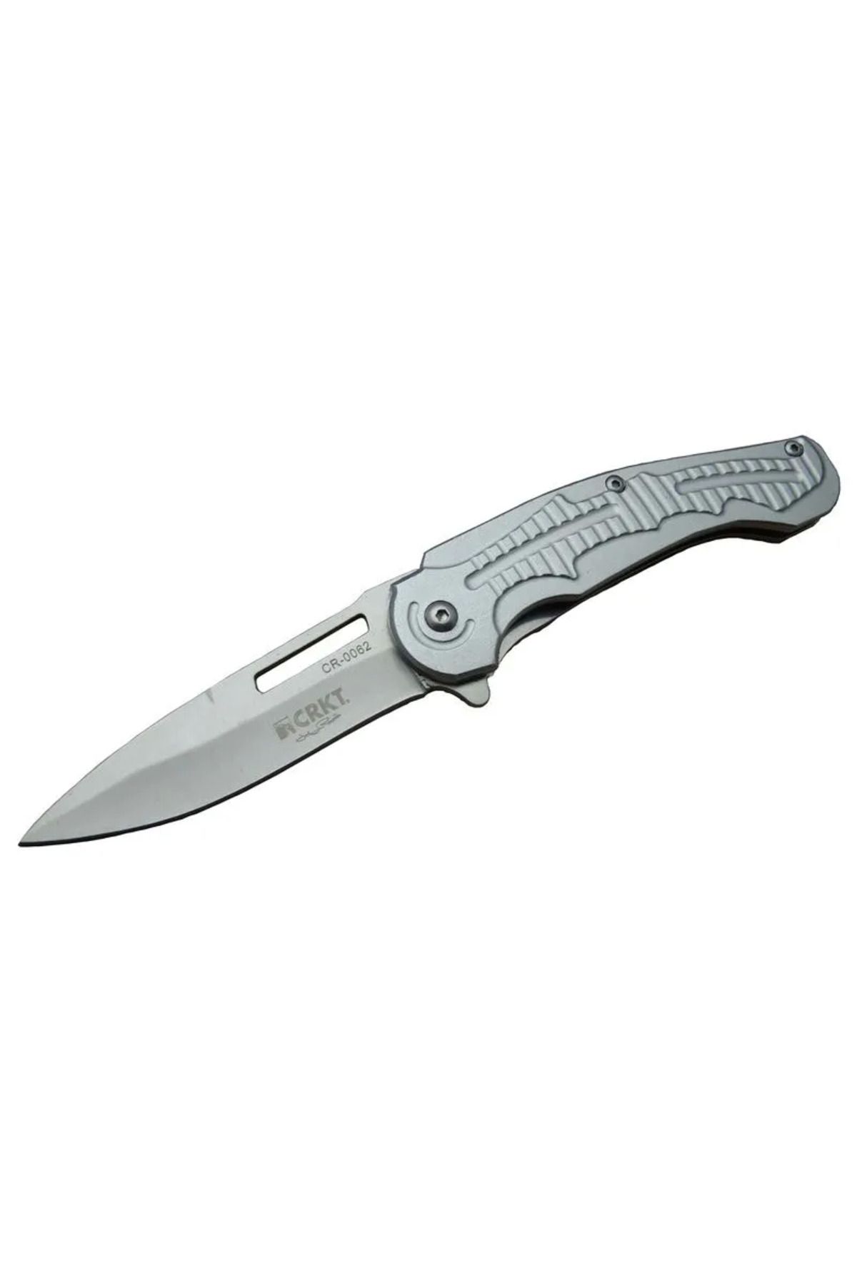 Evinso Cr 0062 Gri Oluklu Kamp 17,5 Cm - Otomatik, Kılıflı, Kutulu