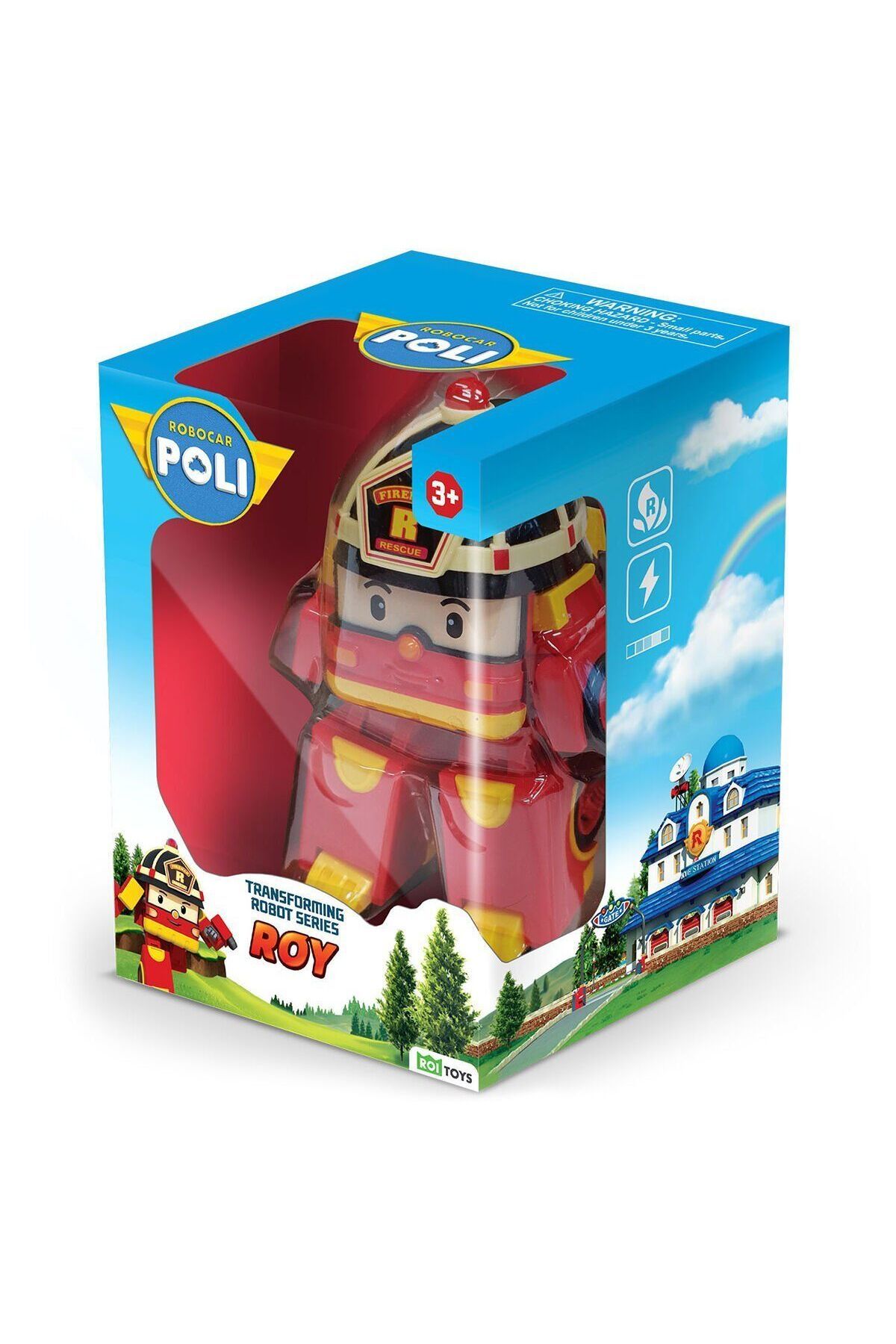 OEM POLI MRT-0652 Robocar Poli Transforming Robot Roy Figür -Necotoys