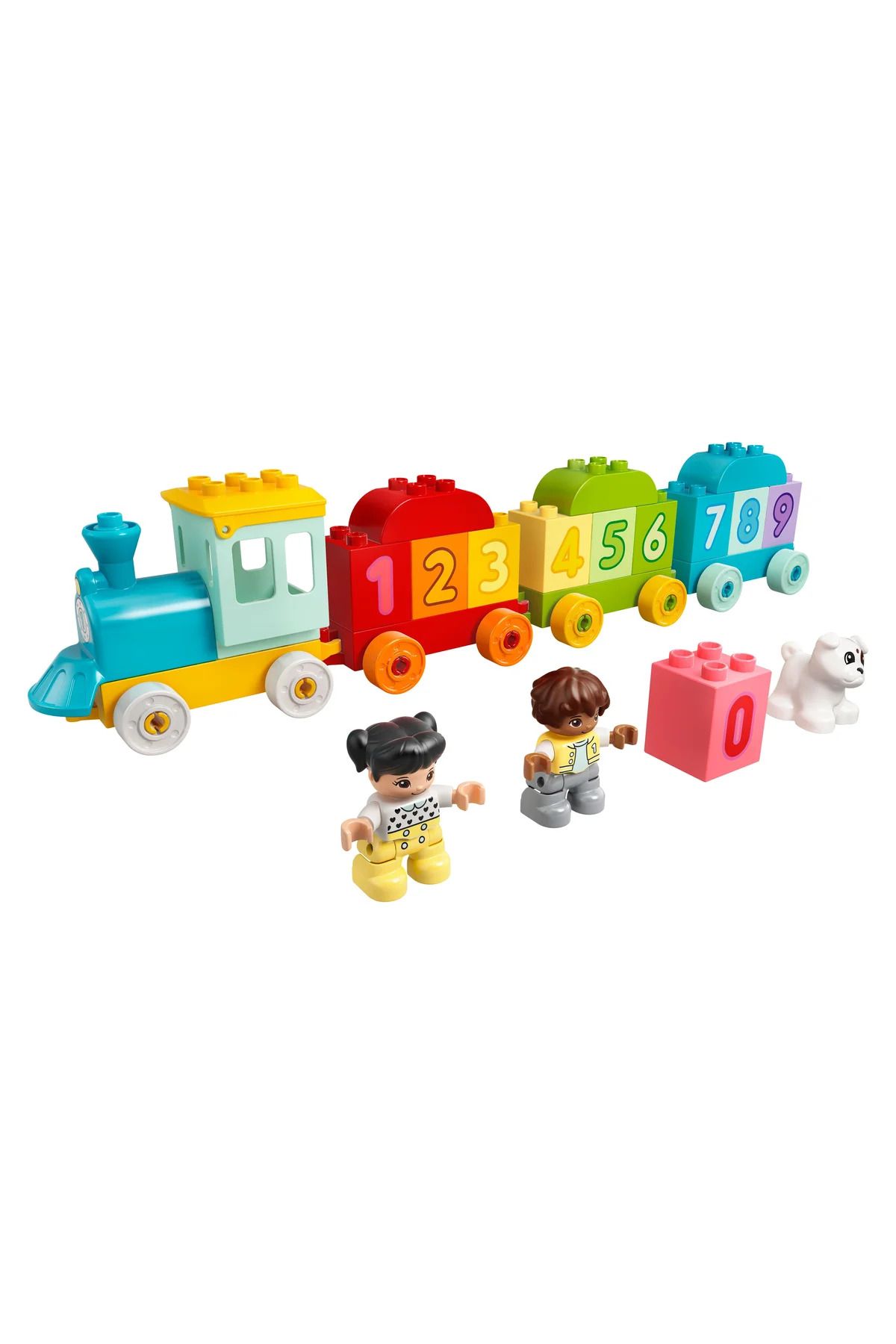 LEGO-® DUPLO® قطار الرقم الأول - تعلم العد 10954 - مجموعة بناء لعبة للأطفال الصغار (23 قطعة) 2