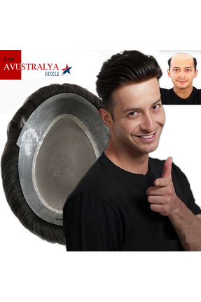 Genel Markalar Protez Saç Avustralya 8x10 1b/2 Ince Telli Her Yöne Taranabile...