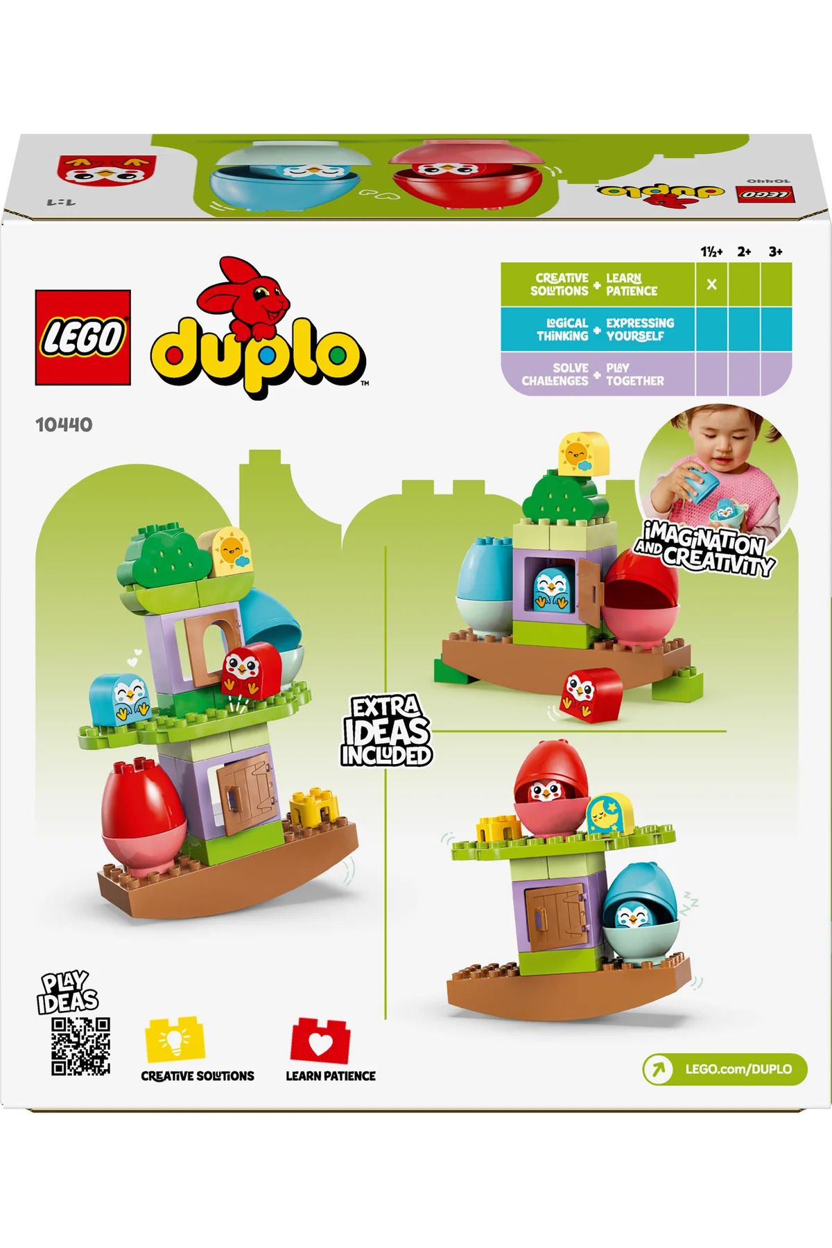 LEGO-®   مجموعة بناء DUPLO My First Balancing & Stacking Tree 10440 للأطفال بعمر 1½+ سنة (27 قطعة) 4