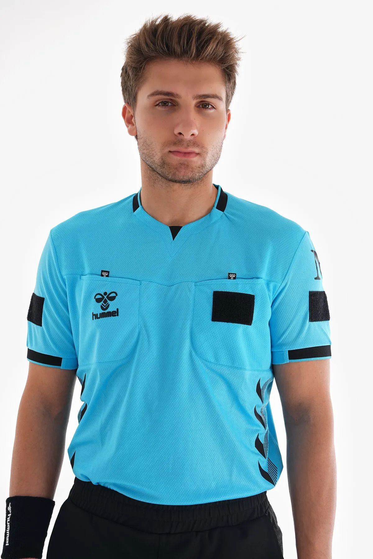 hummel TFF HAKEM MAÇ FORMASI MAVİ-KISA KOL-L