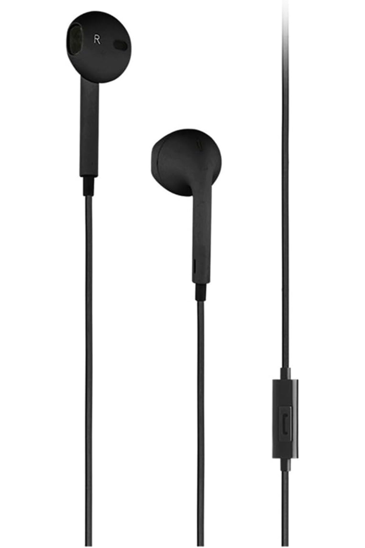 DERİK Kumandalı ve Mikrofonlu Kulakiçi Kablolu 3.5mm Girişli Kulaklık 5KMM124B 5KMM124S ( Garantil Uyumlu