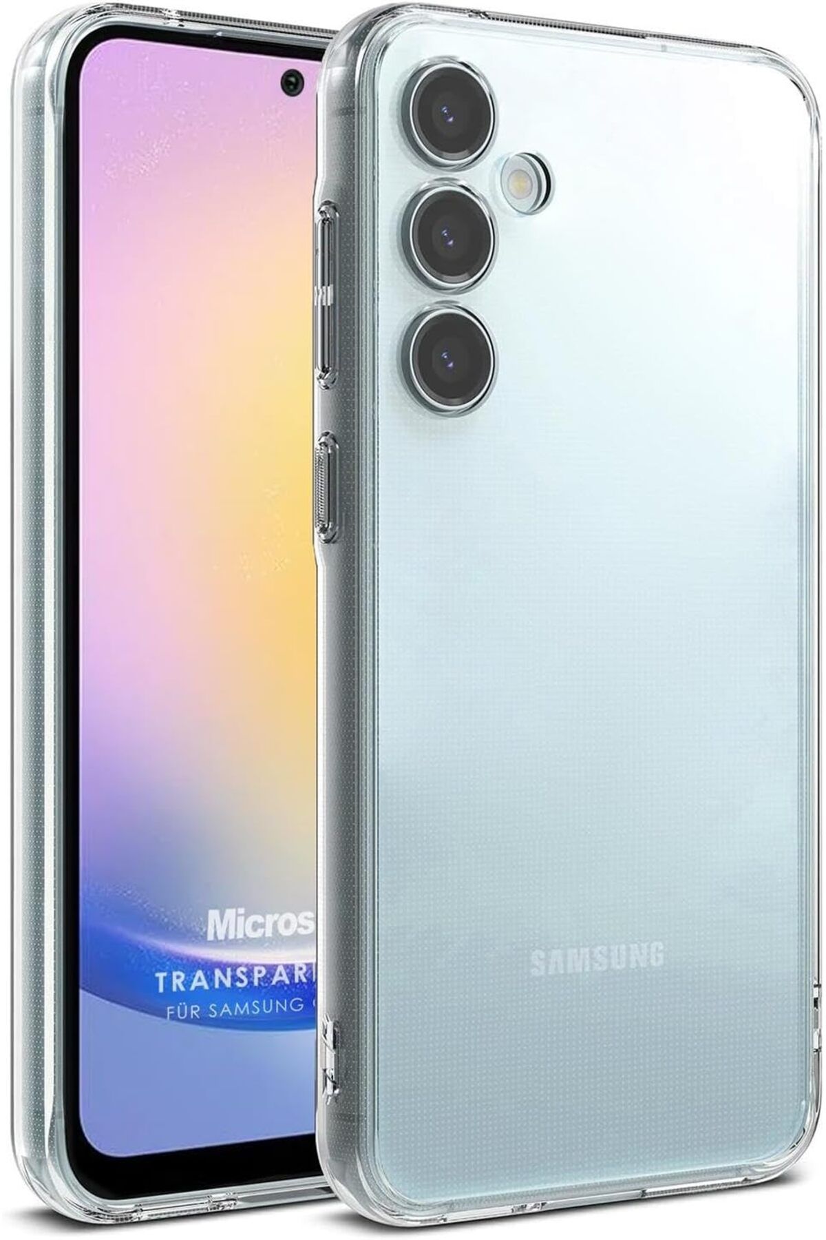 KDROĞLU plamystical Galaxy A55 için Kılıf Transparent Soft Şeffaf [Galaxy A55 ile Uyumlu Kılıf - Şeff