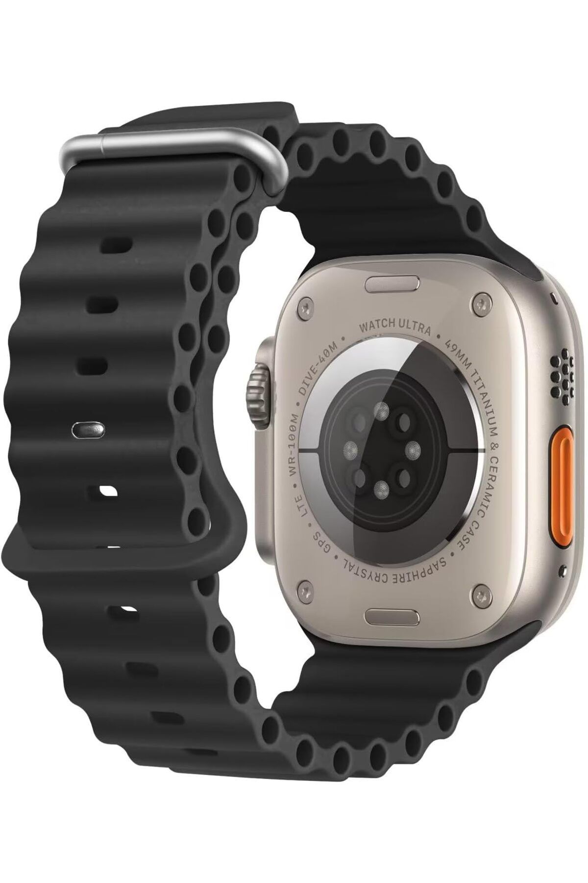 KDROĞLU KDROGLU Band Watch Ultra 49 mm 45 mm 44 mm 42 mm Uyumlu Kadın Erkek Spor Dış Mekan Silikon Kayış iWa