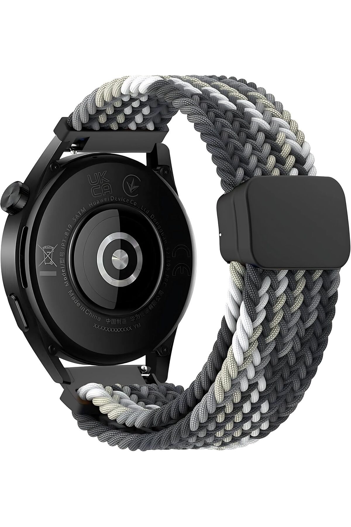 mazıdağı mazzıdağ Örgü Solo Loop 22mm Kumaş Kordon ile Uyumlu Watch GT5/GT5 Pro/GT4/Watch 4 Pro/GT3/GT3