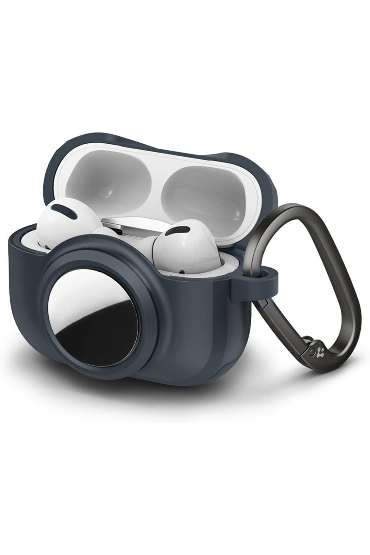 KDROĞLU plamystical AirPods Pro (1. nesil) / AirTag için Kılıf Tag Armor Duo Metal Slate - ACS04390 newin