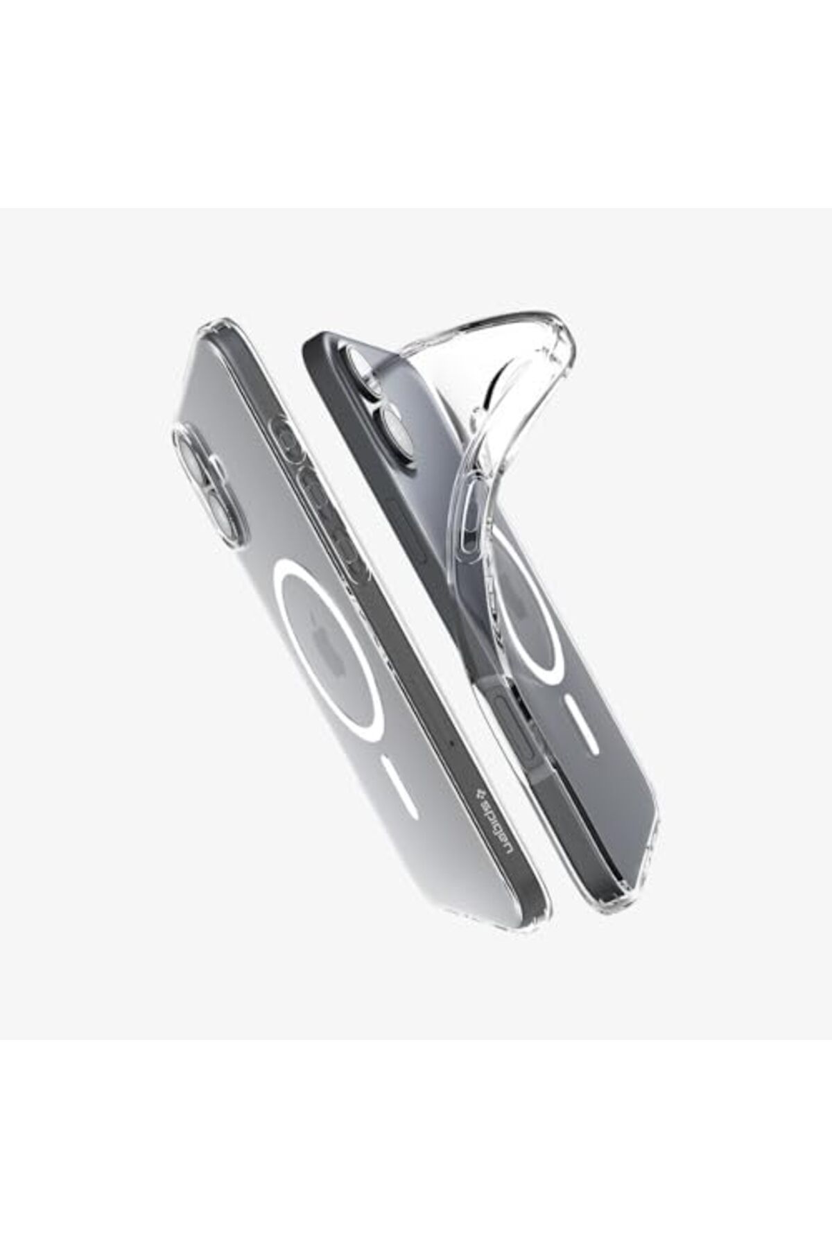 MEGOBİNE WHERE iPhone 16 Kılıf Crystal Flex MagFit MagSafe özellikli Crystal Clear - ACS08394 ZTML SYFT 11