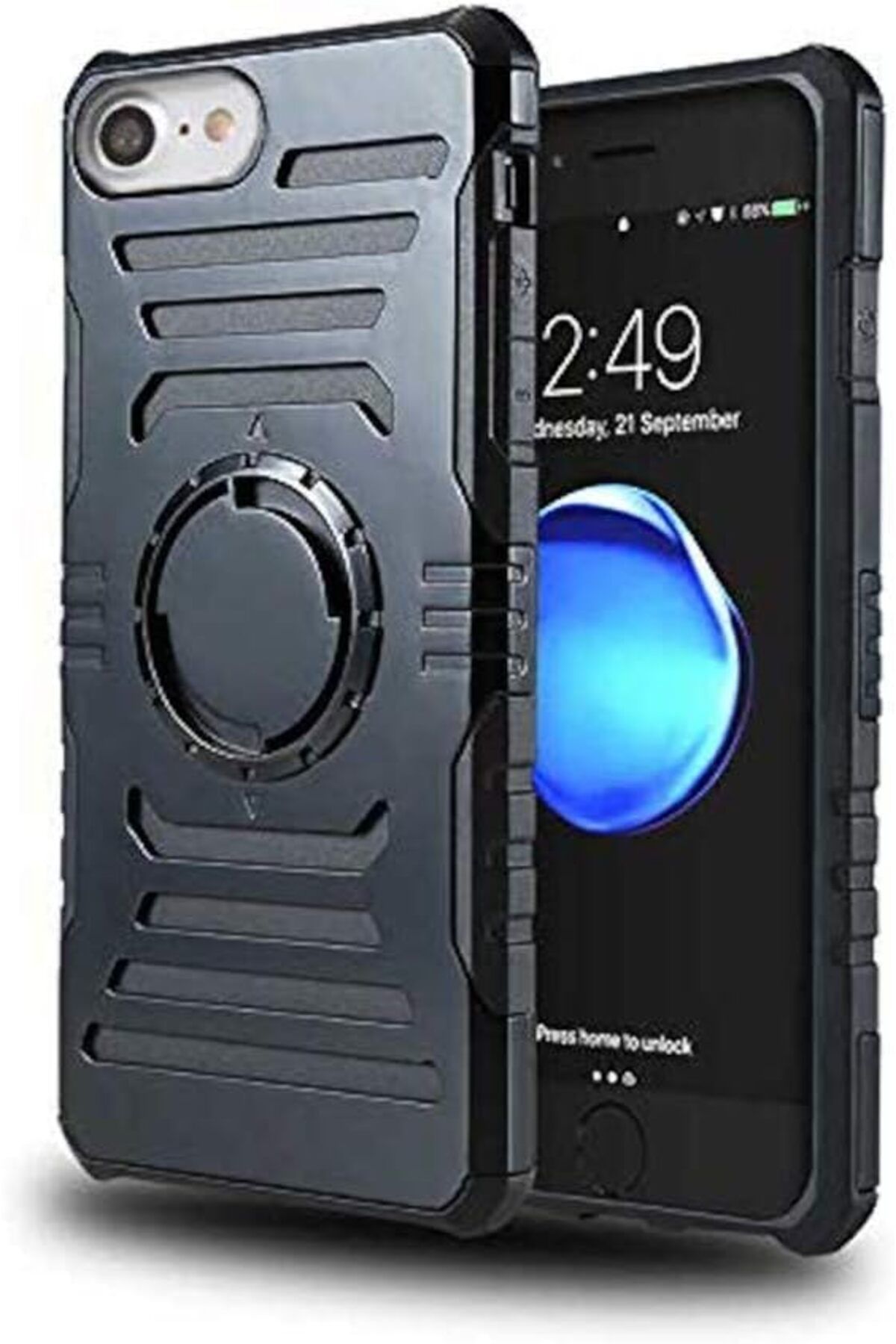 DERİK dsr 11658 iPhone 5 ile Uyumlu Kılıf 2 in 1 Kol Bandı, Siyah hrn 1122015