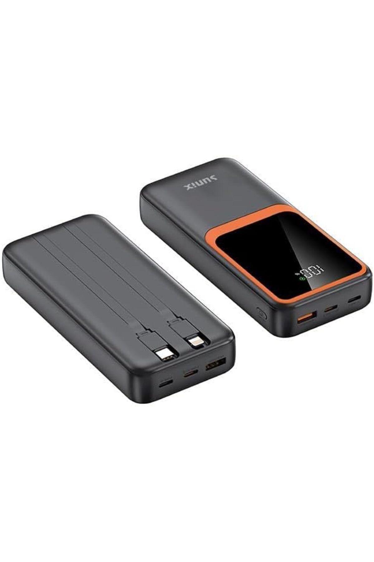 DERİK Eser 20000 Mah Lightning Type-C Çıkışlı Dijital Göstergeli Powerbank Siyah PB-70 DRK 1107872