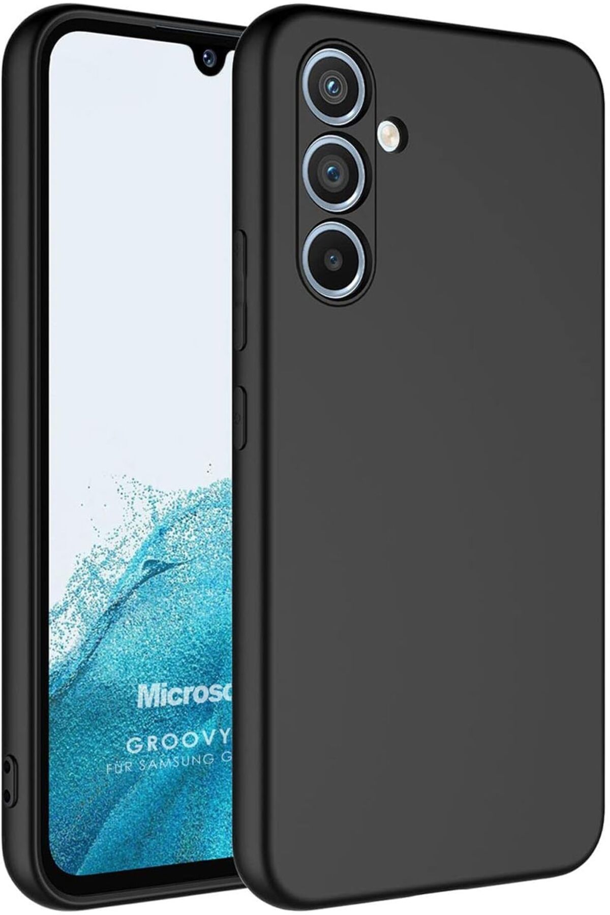 mazıdağı mazzıdağ Galaxy A24 için Kılıf Groovy Soft Siyah [Galaxy A24 ile Uyumlu Kılıf - Siyah] new st