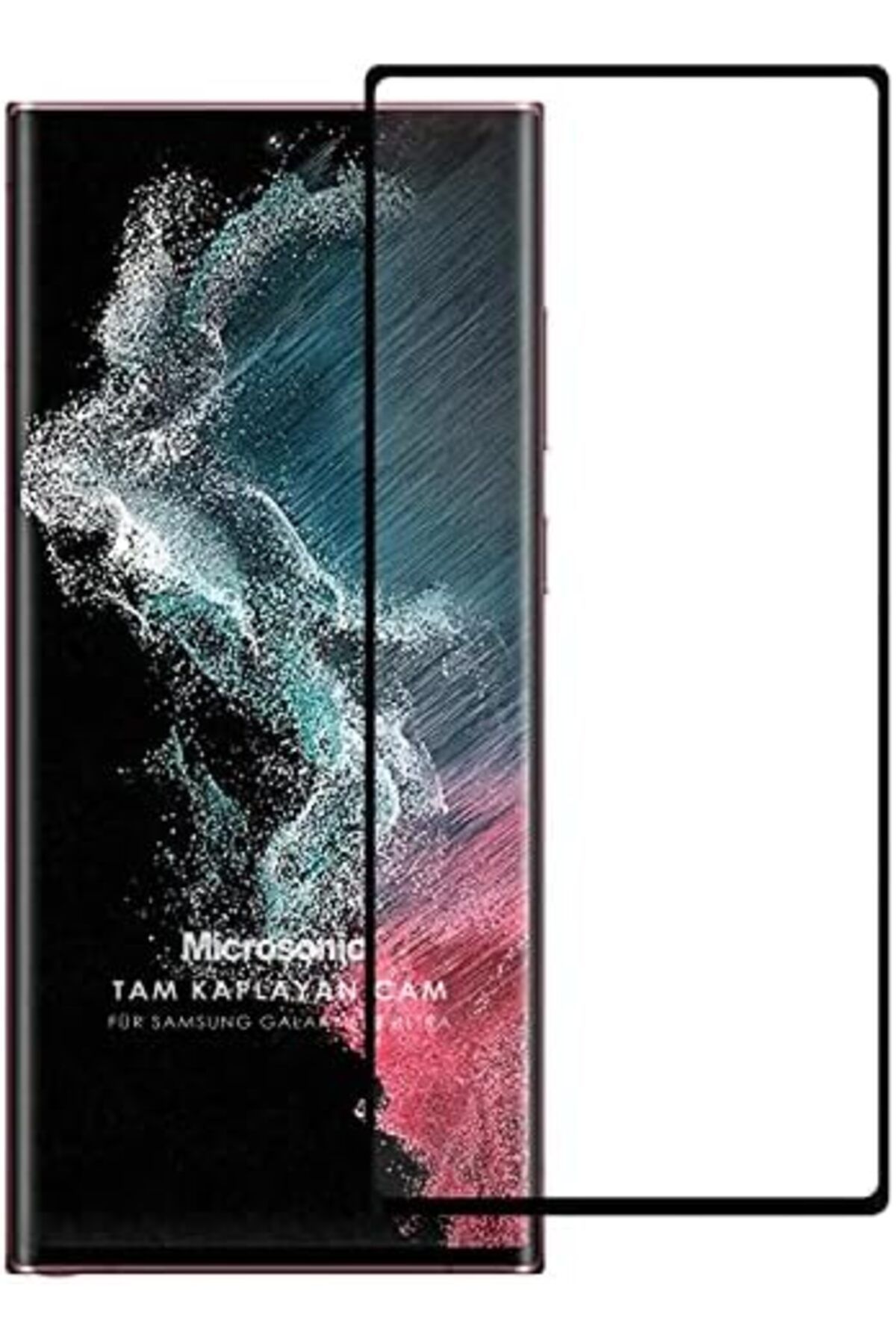 mazıdağı mazzıdağ Galaxy S23 Ultra Tam Kaplayan Temperli Cam Ekran Koruyucu Siyah new store 1133631
