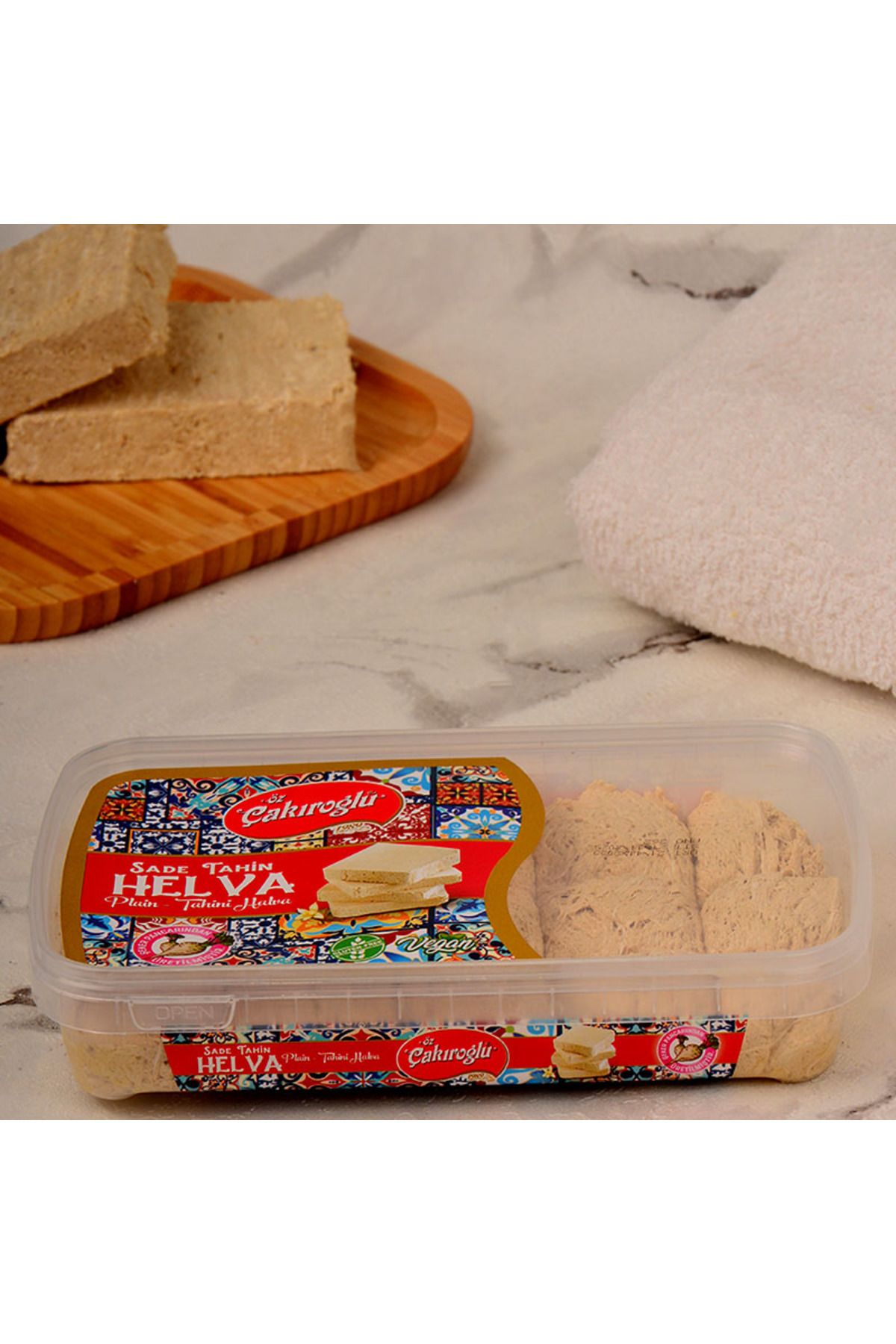 Öz Çakıroğlu Öz Çakıroğlu Sade Tahin Helva Baklava Dilimli 350 gr