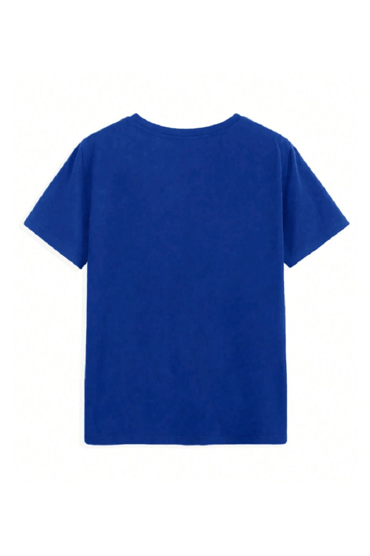 ALEGORİ Unisex Kadın/Erkek London Renkli Özel Baskılı Oversize Pamuk Penye T-Shirt