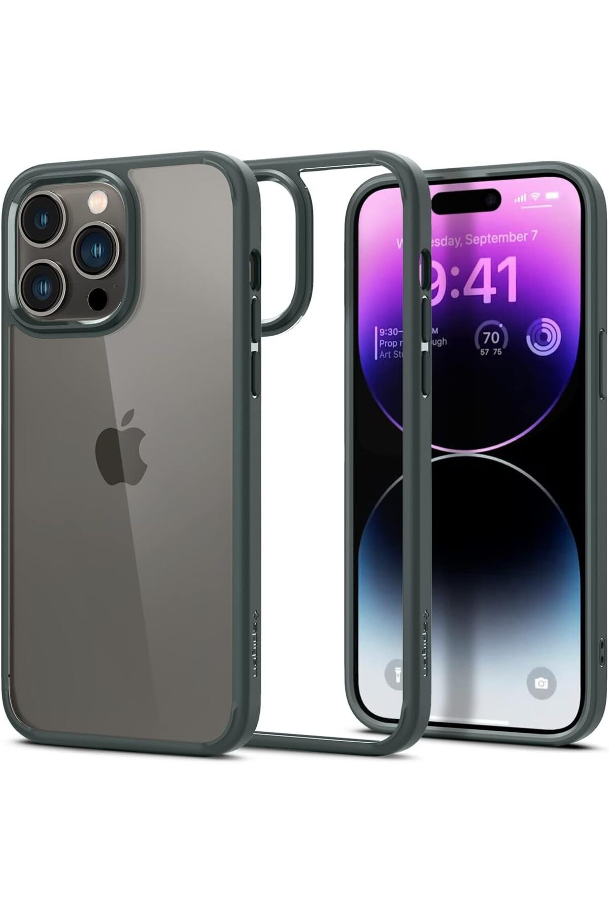 MEGOBİNE WHERE iPhone 14 Pro Max Kılıf Ultra Hybrid Abyss Green - ACS04821 ZTML SYFT 1139610
