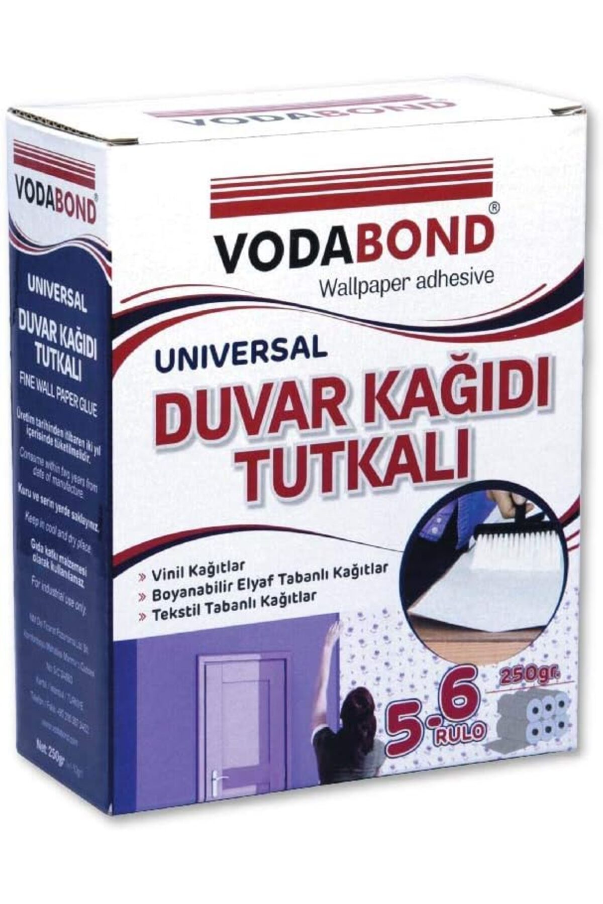 STOREMAX ekn 53.03.045 Duvar Kağıdı Tutkalı, 250g, Beyaz nci mn 1133631