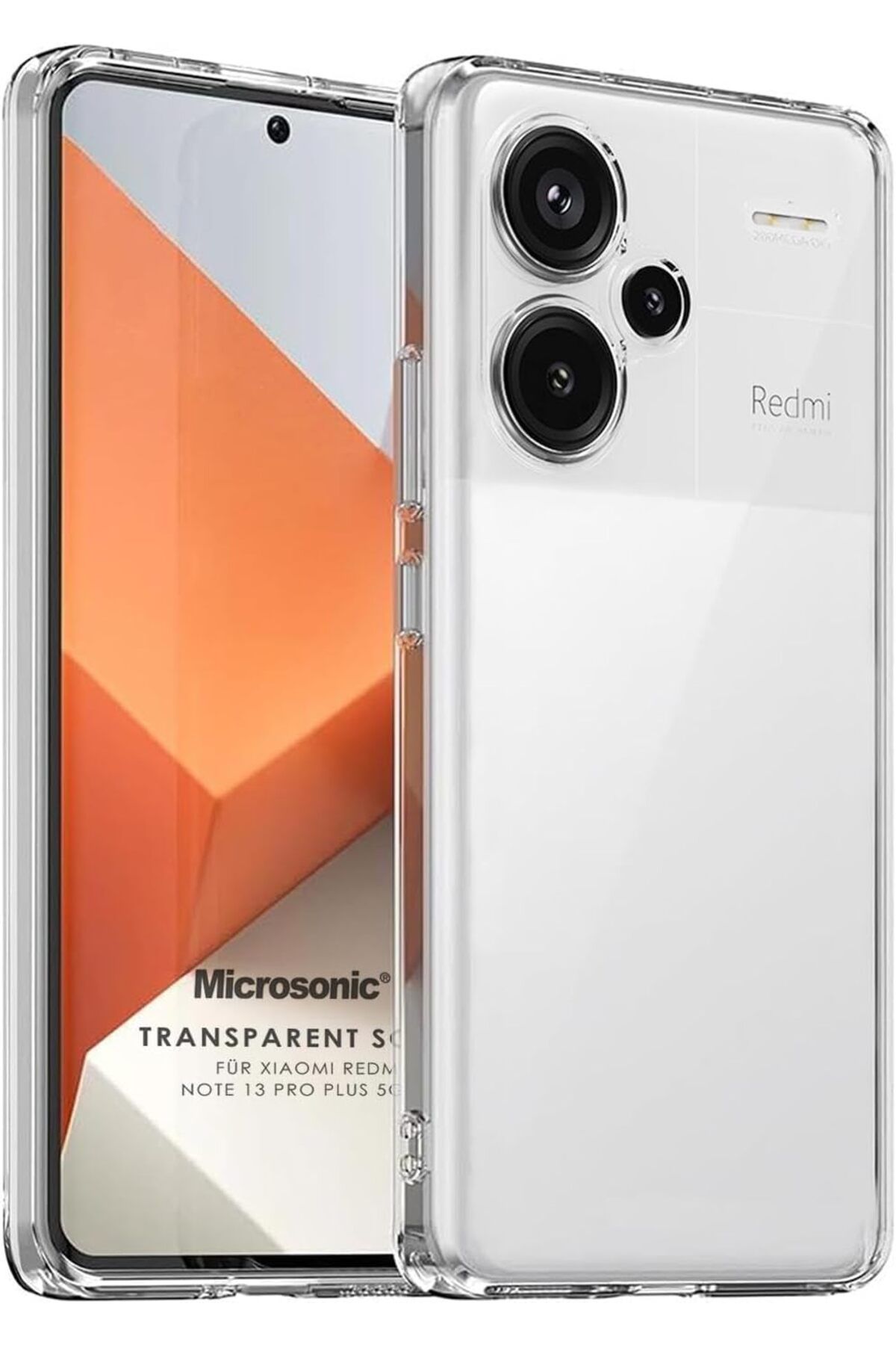 mazıdağı mazzıdağ Xiaomi Redmi Note 13 Pro Plus 5G için Kılıf Transparent Soft Şeffaf [Redmi Note 13 Pr