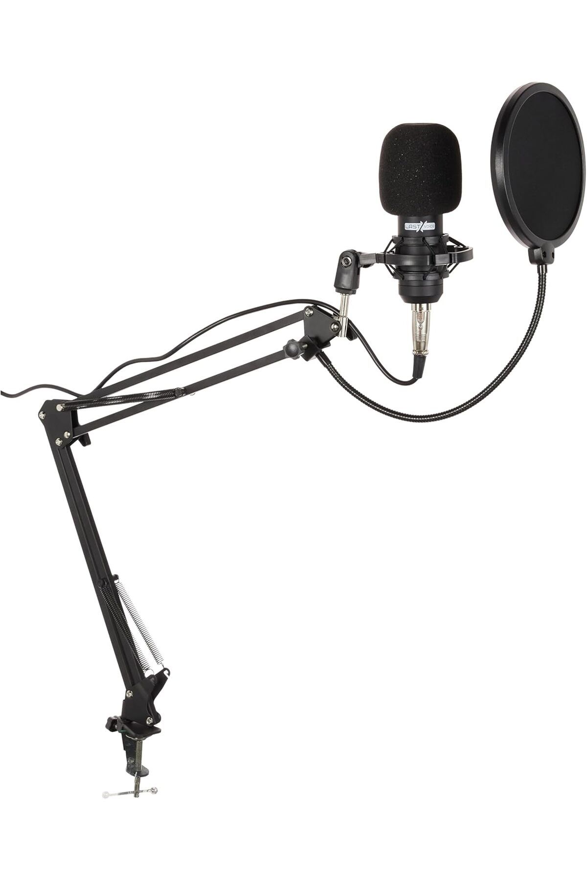 ÇAĞUR YENİİ BM800BT Black Kondanser Mikrofon Stand Filtre Ses Kartı Desingstore 1099594