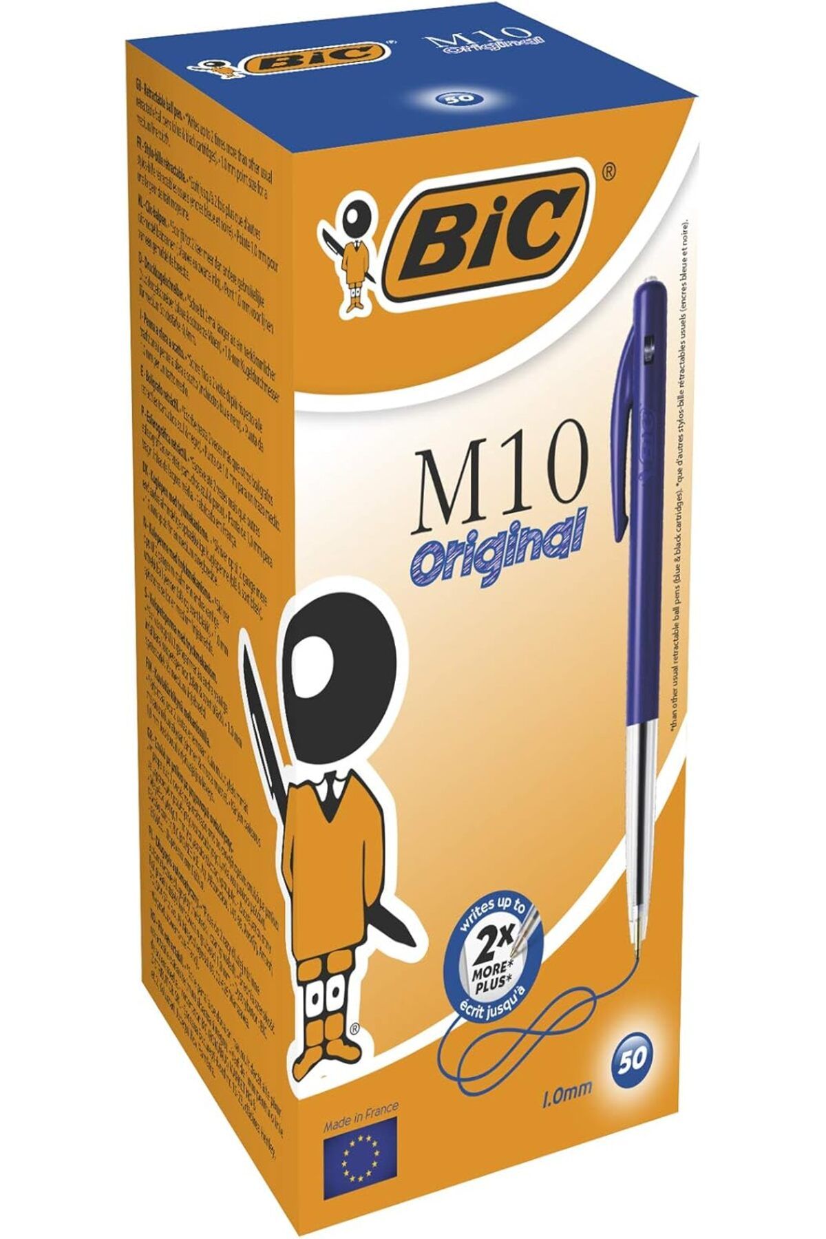 ÇAĞUR çağur tükenmez kalem M10 CLIC, 0,4 mm, Kutu her biri 50 adet YENİ 1109945
