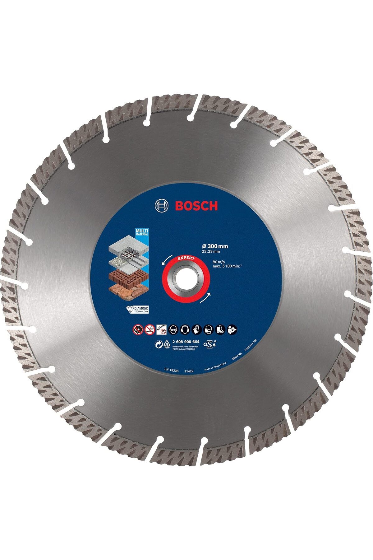 DERİK dsr Professional 1x EXPERT MultiMaterial Elmas Kesme Diskleri (Beton, Donatılı beton, Tuğla, Yumu