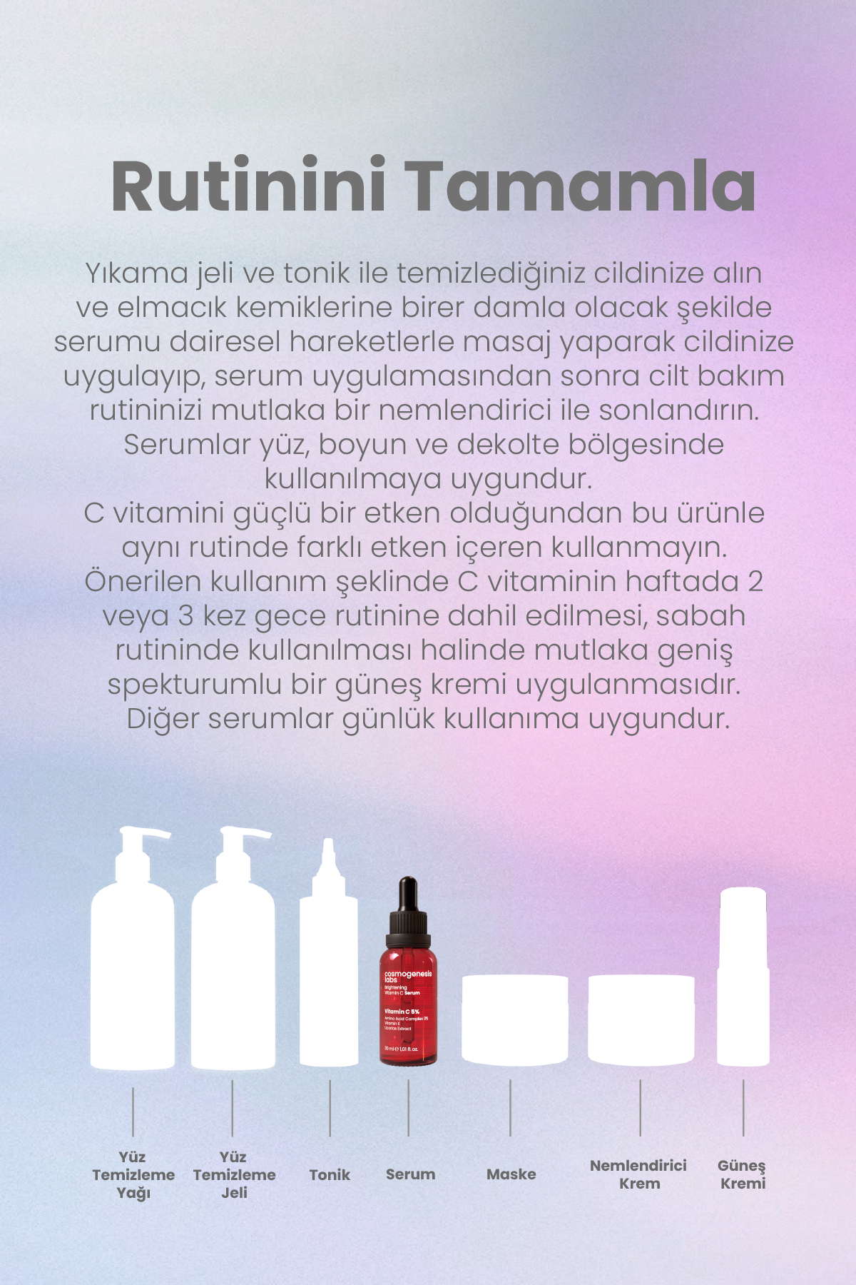 Yaşlanma Karşıtı & Aydınlatıcı Vegan Temel Cilt Bakım Seti — CGL1019 — تصویر 7 از 7