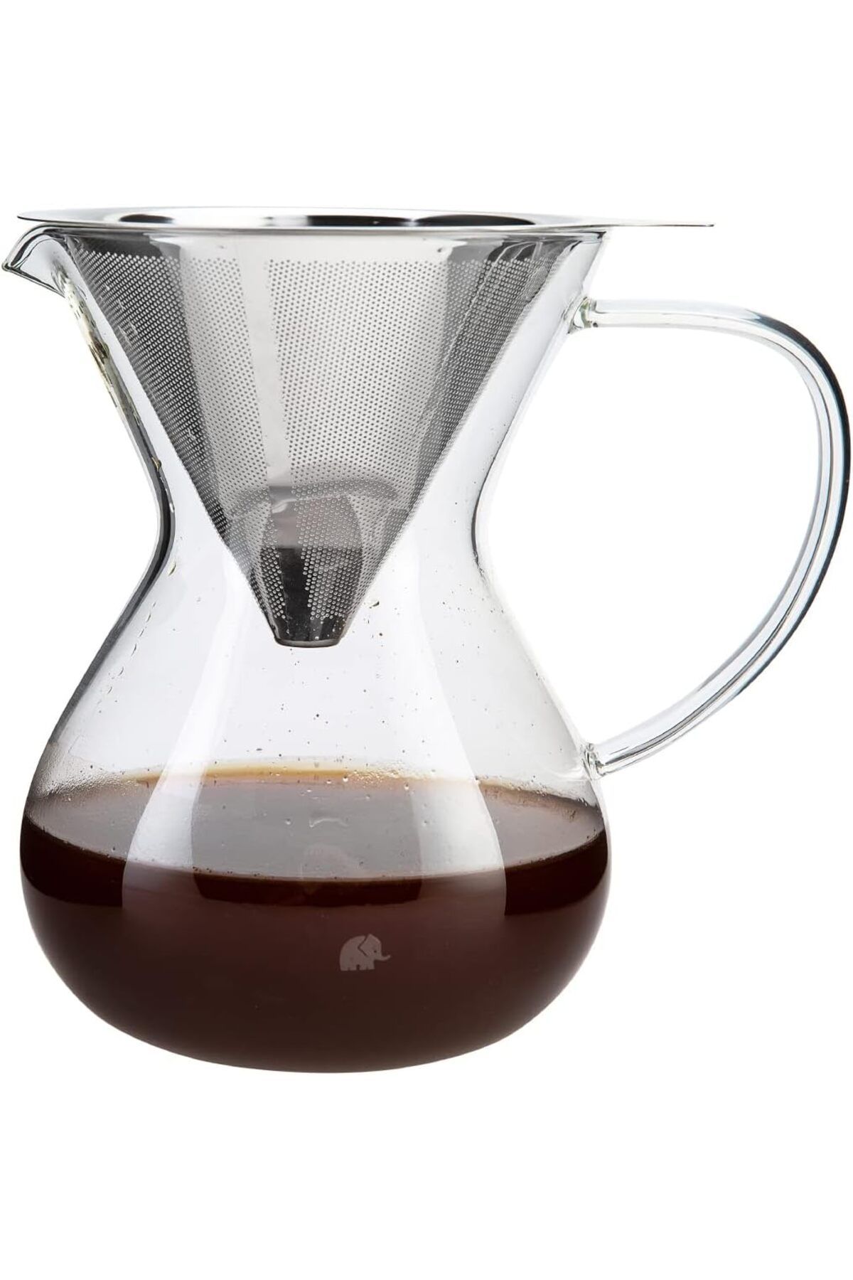 ÇAĞUR çağur Glory Cam Kahve Demleme Çelik Süzgeçli 850 ml, Tek Ebat, Çok Renkli YENİ 1109945