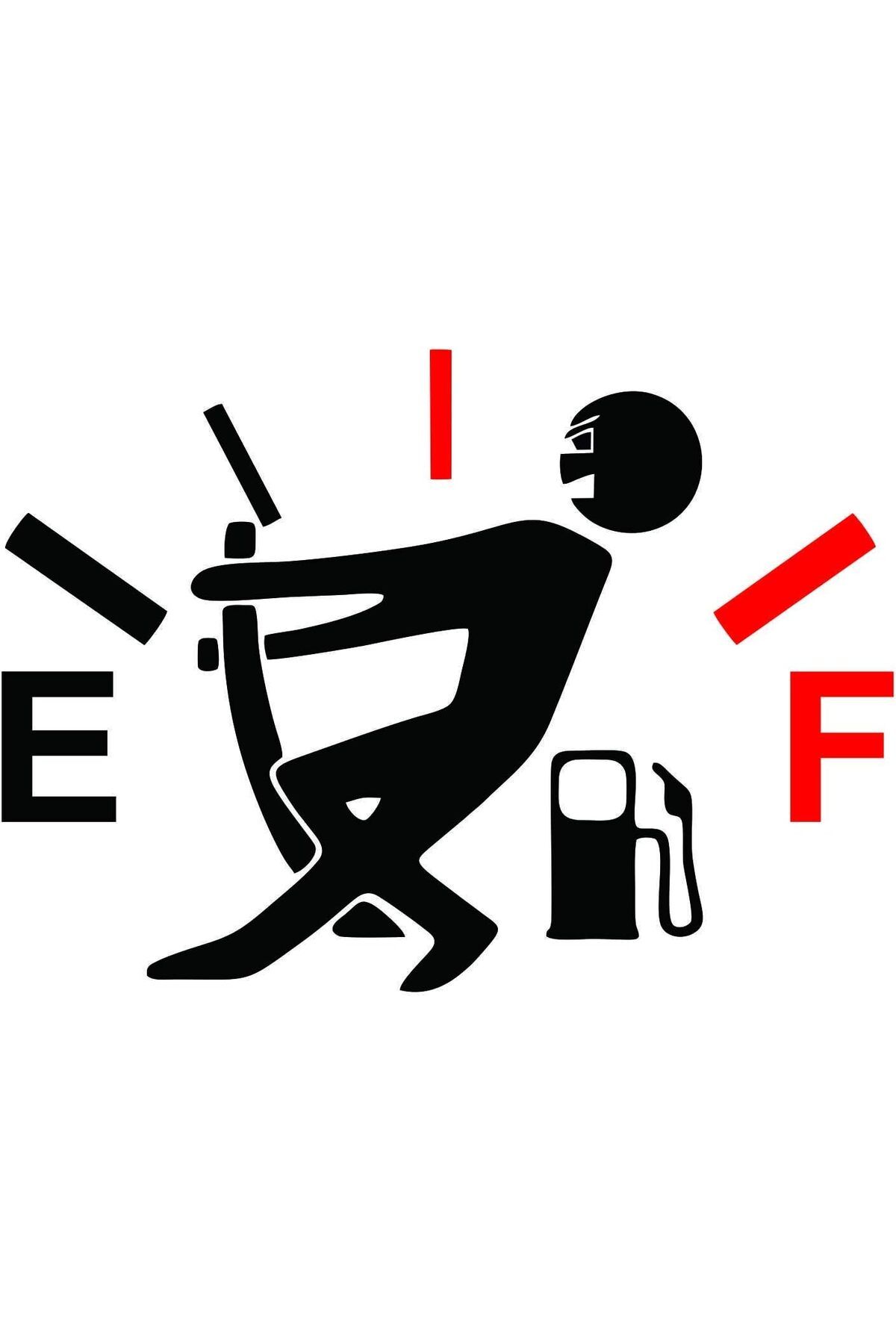 MEGOBİNE WHERE Master Yakıt Göstergesi Depo Sticker Oto Etiket Çıkartma ZTML SYFT 1139610