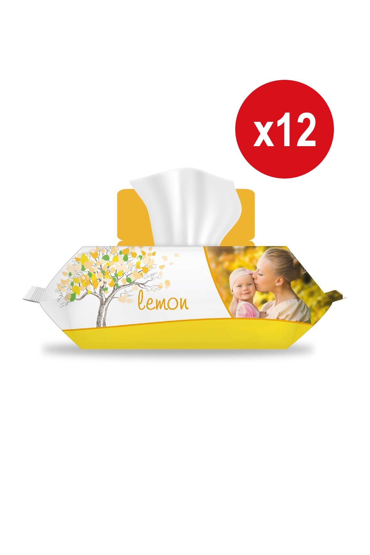 Sleepy Șervețele Umede Pentru Bebeluși, Pachet 120 Lămâie X 12 - One Size
