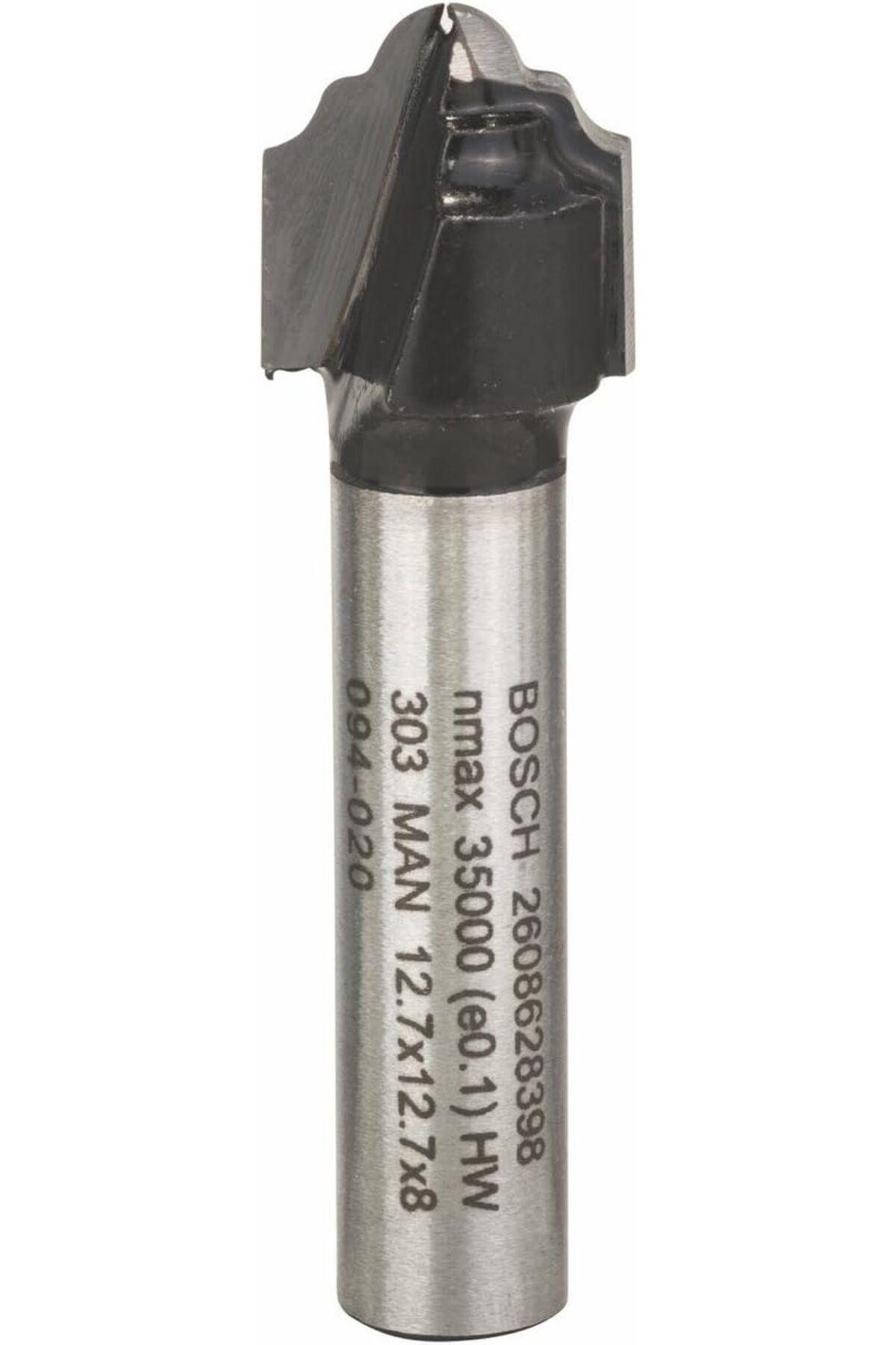 KDROĞLU plamystical 2608628398 aksesuarı profil freze H 8 mm, R1 2,4 mm, D 12,7 mm, L 12,7 mm, G 46 mm newi