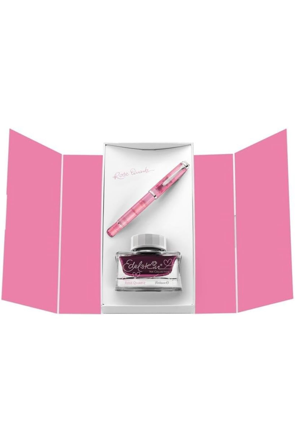 MEGOBİNE WHERE M205 Rose Quartz M + Edelstein Ink Rose Quartz 50ml SET ZTML SYFT 1139610