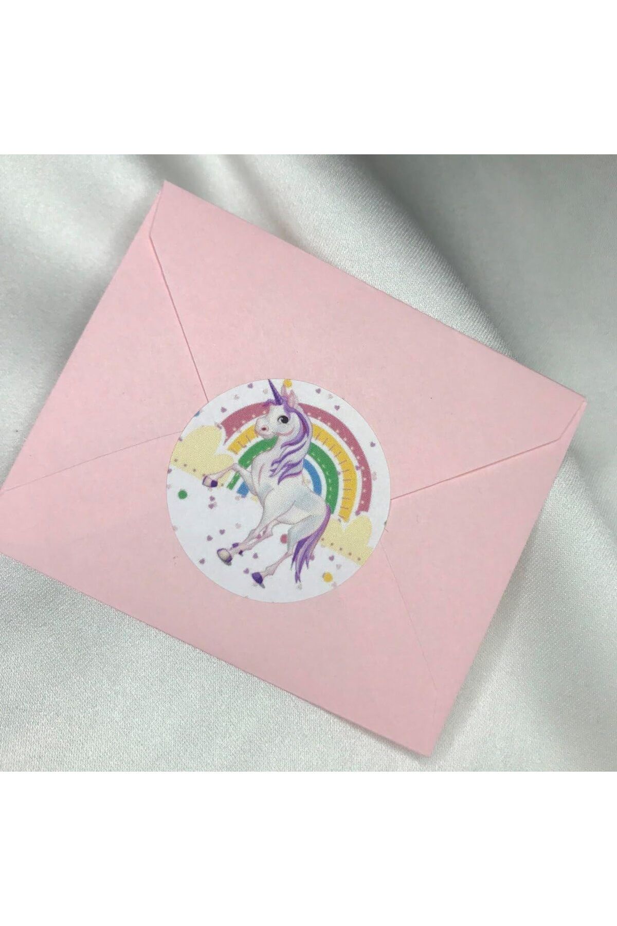 KDROĞLU KDROGLU Unicorn Sticker Gökkuşağı Rainbow Hero Kids Tek Boynuzlu At Çocuk Etiketi 4 cm (Unicorn