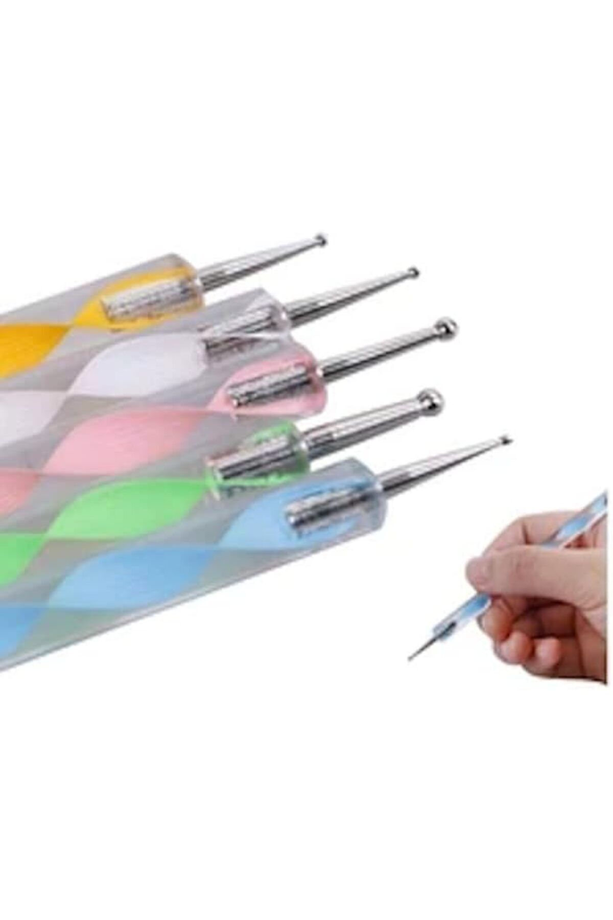 mazıdağı mazzıdağ Fabric Dot Kalemi 5 'li Metal İnce Uç new store 1133631