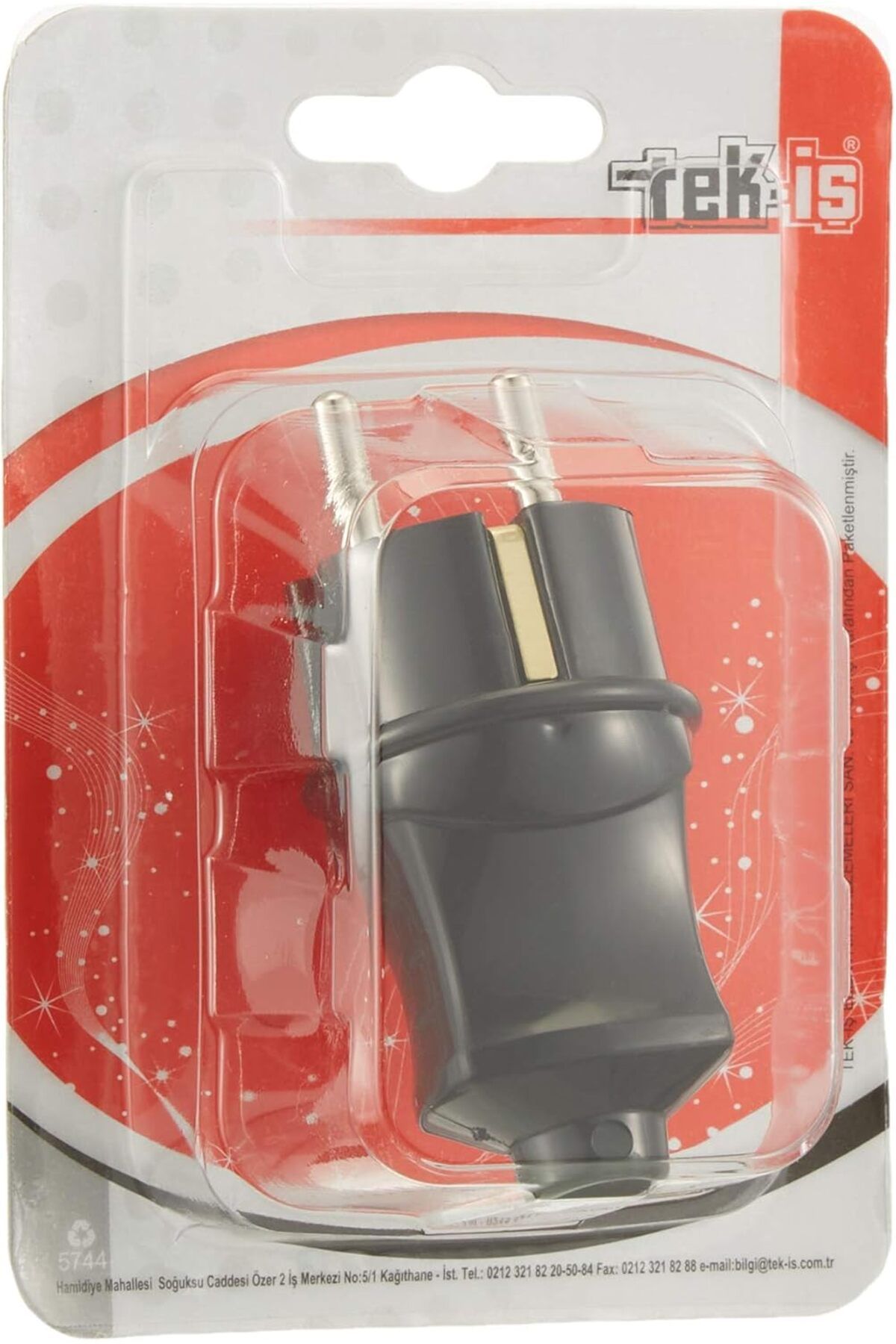 STOREMAX ekn Fiş Topraklı Erkek Siyah nci mn 1133631