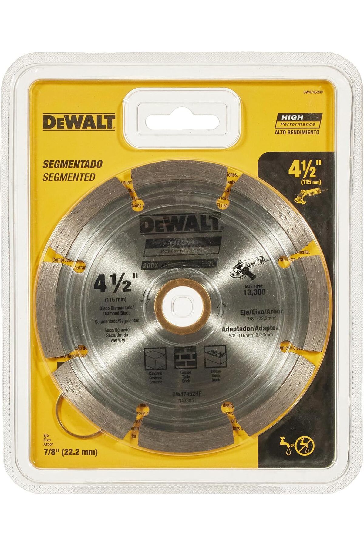 MEGOBİNE WHERE DW47452HP ELMAS DISK, METALIK, 1 ADET ZTML SYFT 1139610