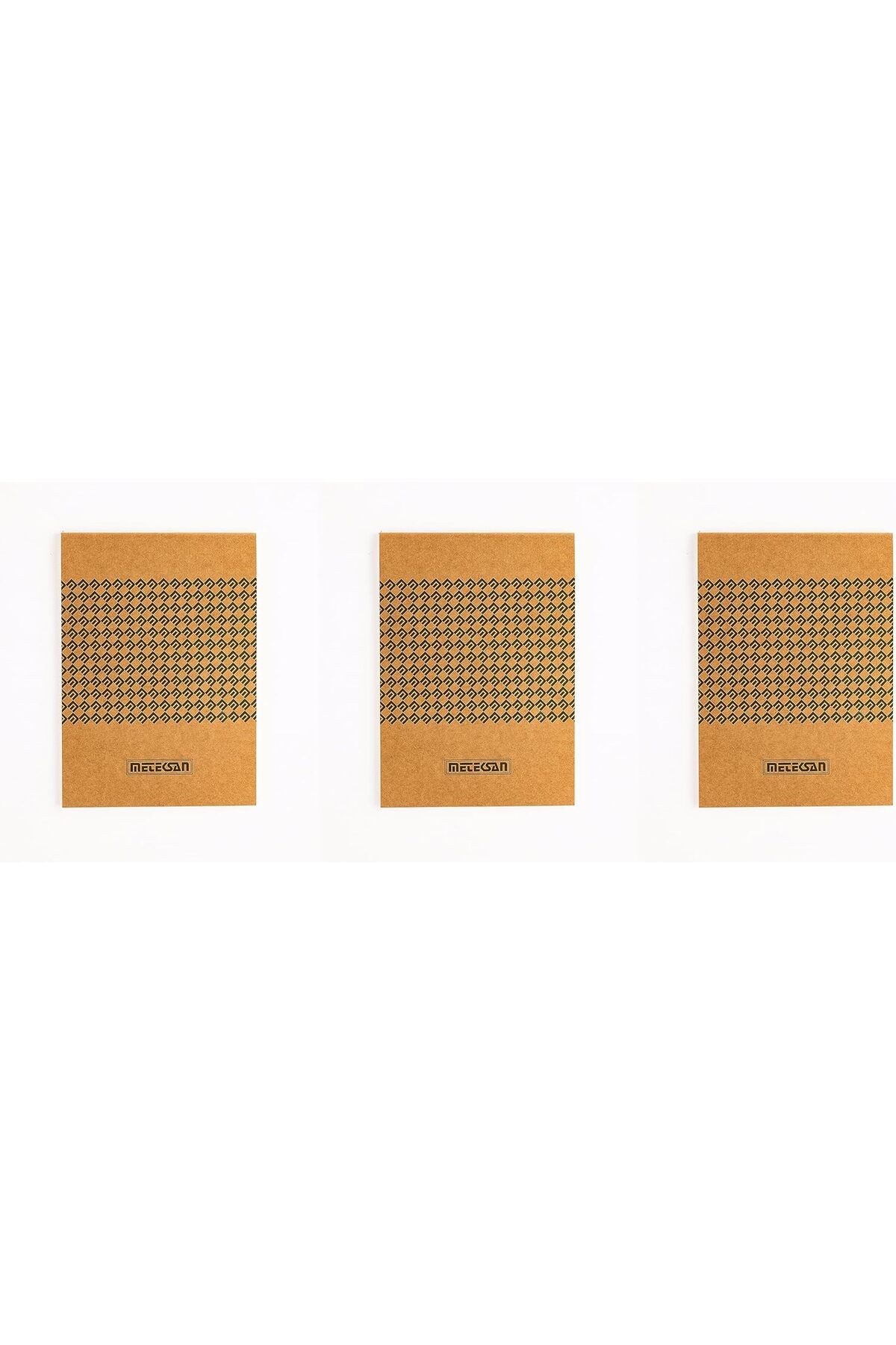 ÇAĞUR çağur 17x24 cm Kraft Bloknot, 50 Yaprak, Çizgisiz 3'lü Paket YENİ 1109945