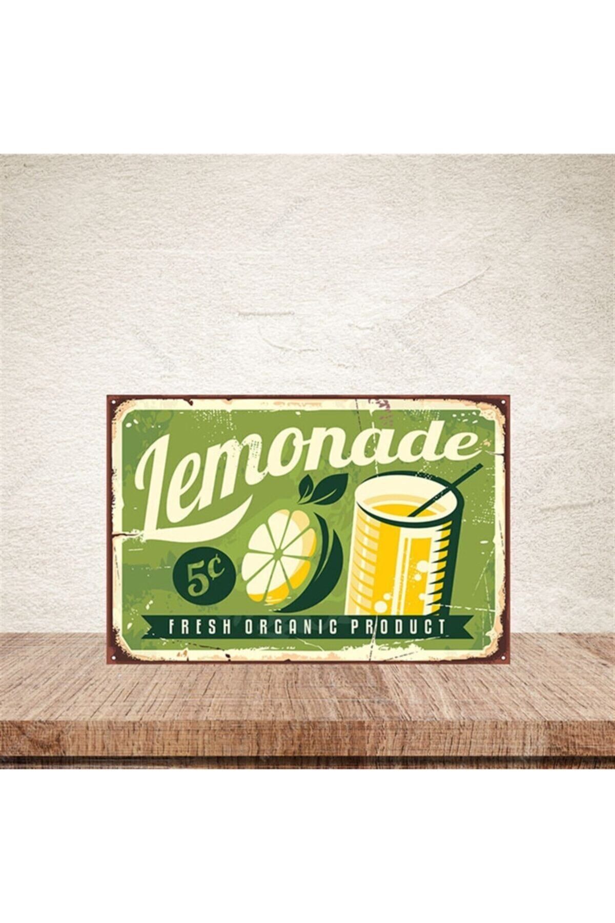 TAKIFİX Lemonade 20-30 Cm Retro Ahşap Poster