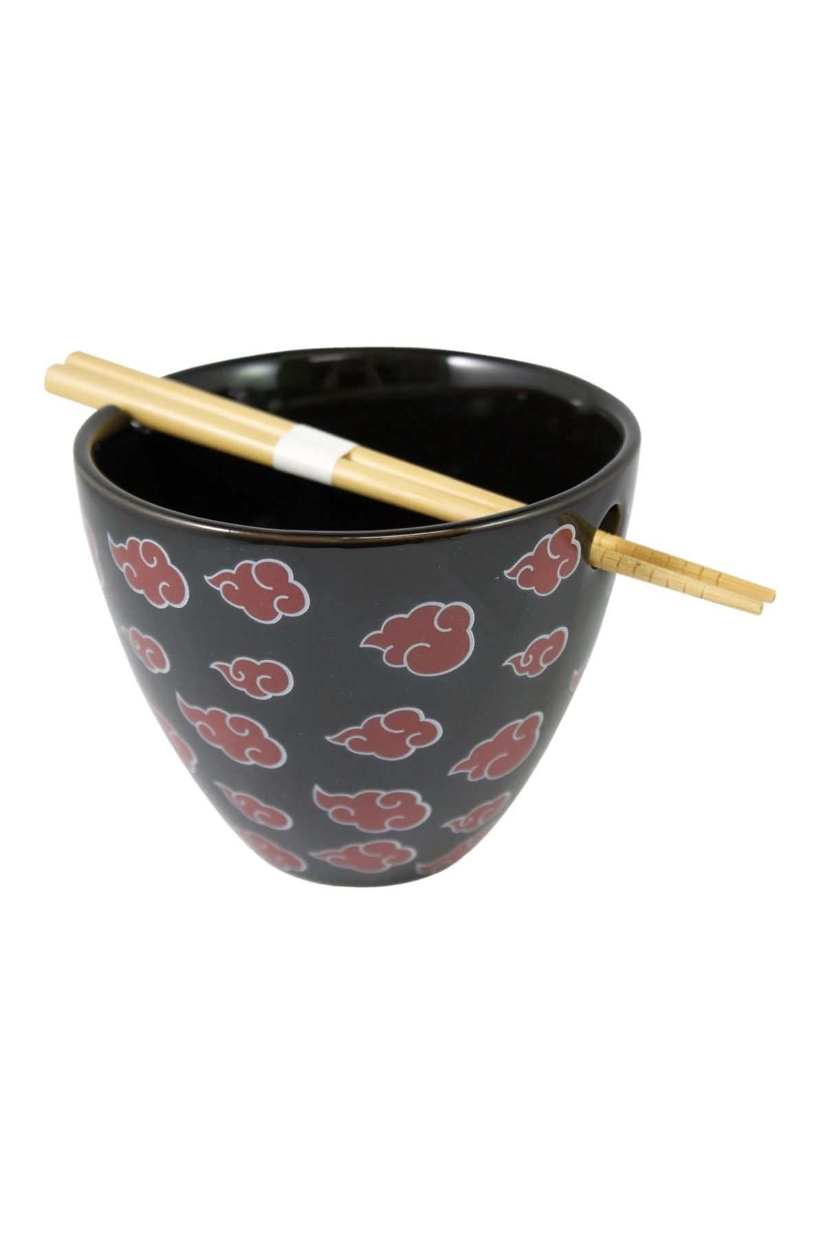 Just Funky-Just Funky Naruto Akatsuki Ramen Bowl With Chopsticks 14 Oz 2