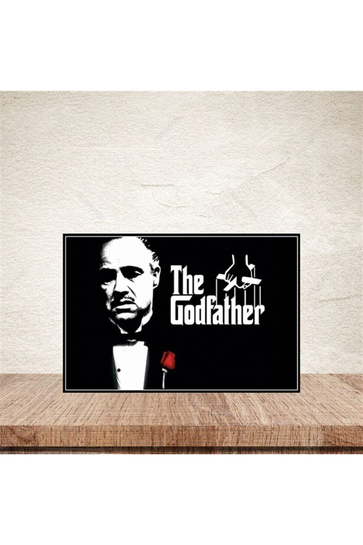 TAKIFİX The Godfather Retro Ahşap Poster