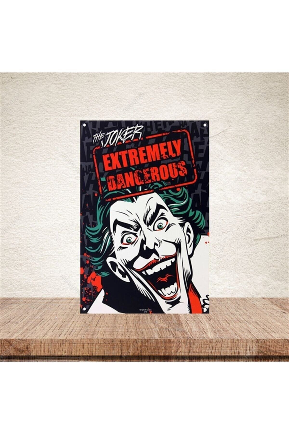 TAKIFİX The Joker 20-30 Cm Retro Ahşap Poster