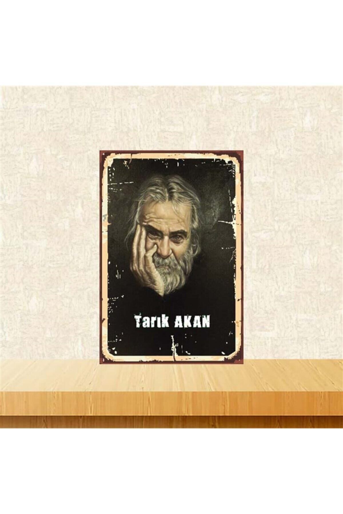 TAKIFİX Tarık Akan 20-30 Cm Retro Ahşap Poster