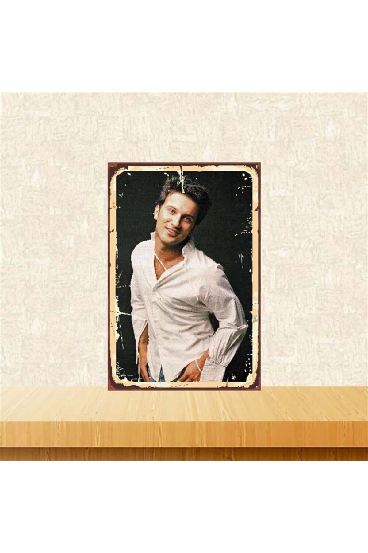 TAKIFİX Tarkan 20-30 Cm Retro Ahşap Poster Tkfx3769