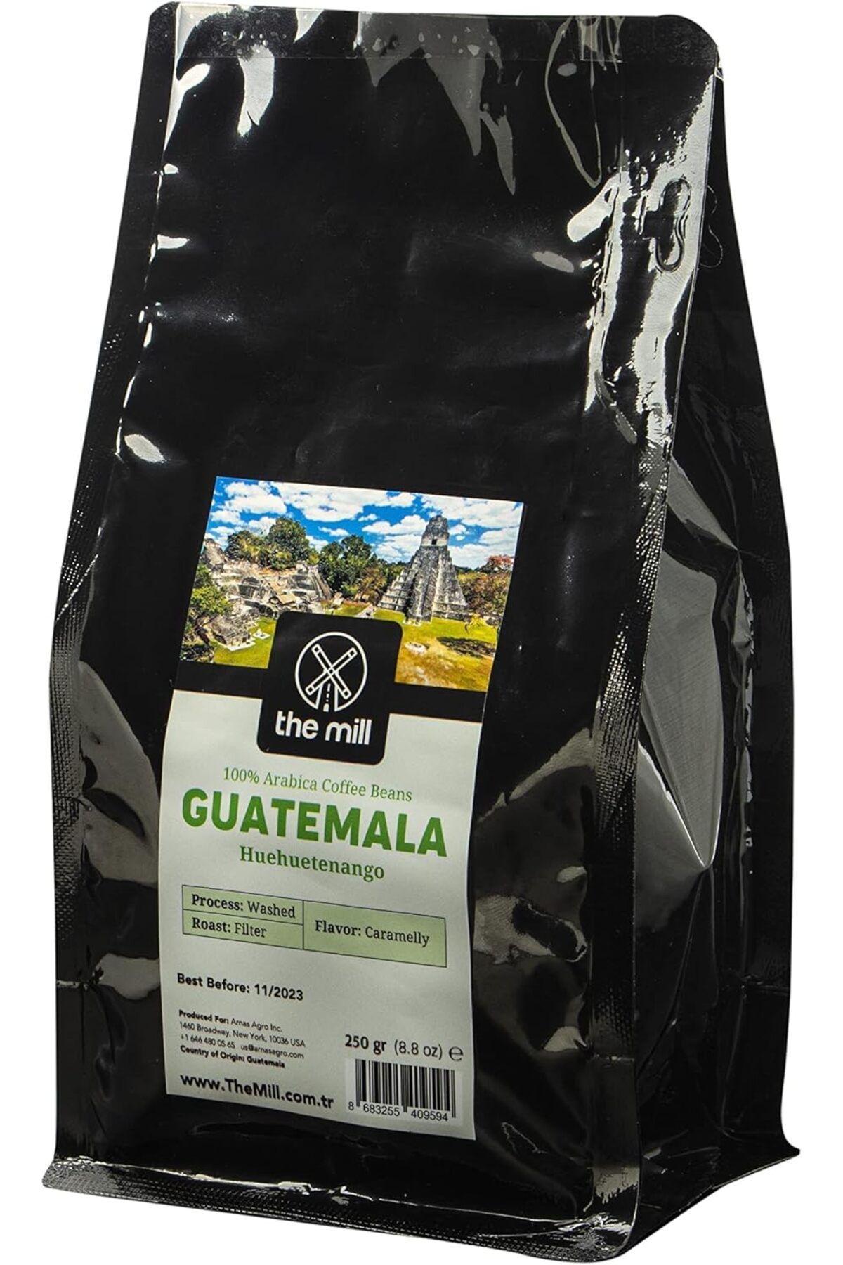 mazıdağı mazzıdağ Mill Guatemala Huehuetenango Kahve Çekirdekleri - 250 g - Ustalıkla Kavrulmuş Bütün